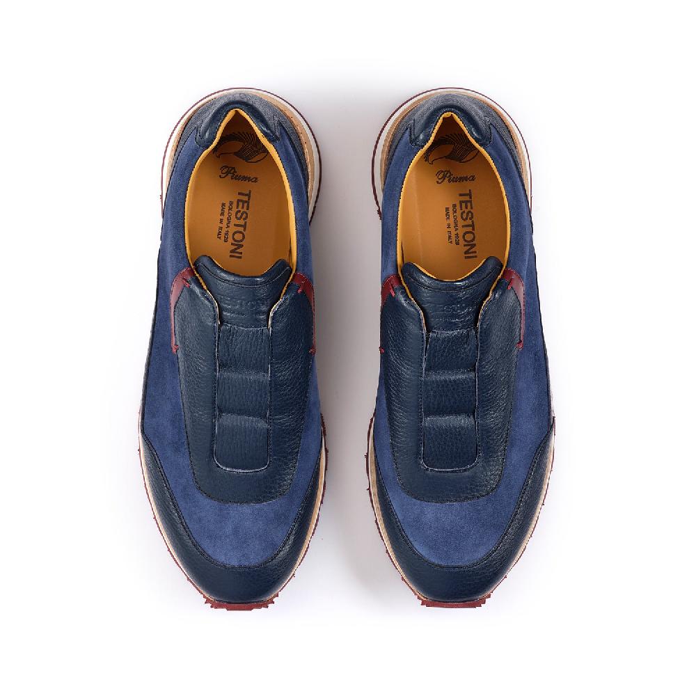 A.Testoni MOENA SNEAKER NUBUK CALF+DEER °