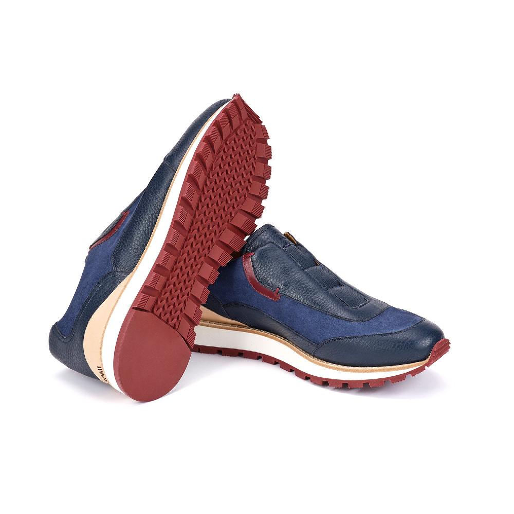 A.Testoni MOENA SNEAKER NUBUK CALF+DEER °