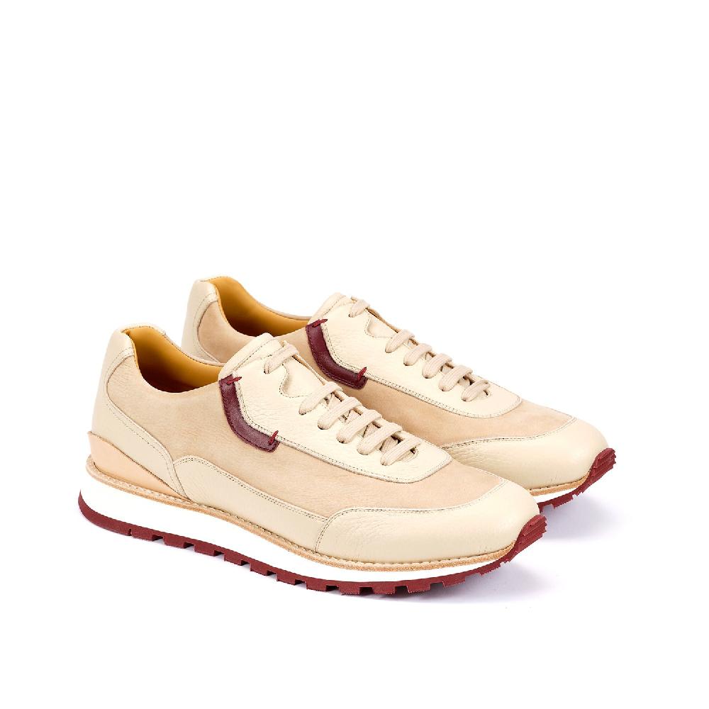 A.Testoni MOENA SNEAKER NUBUK CALF + DEER °