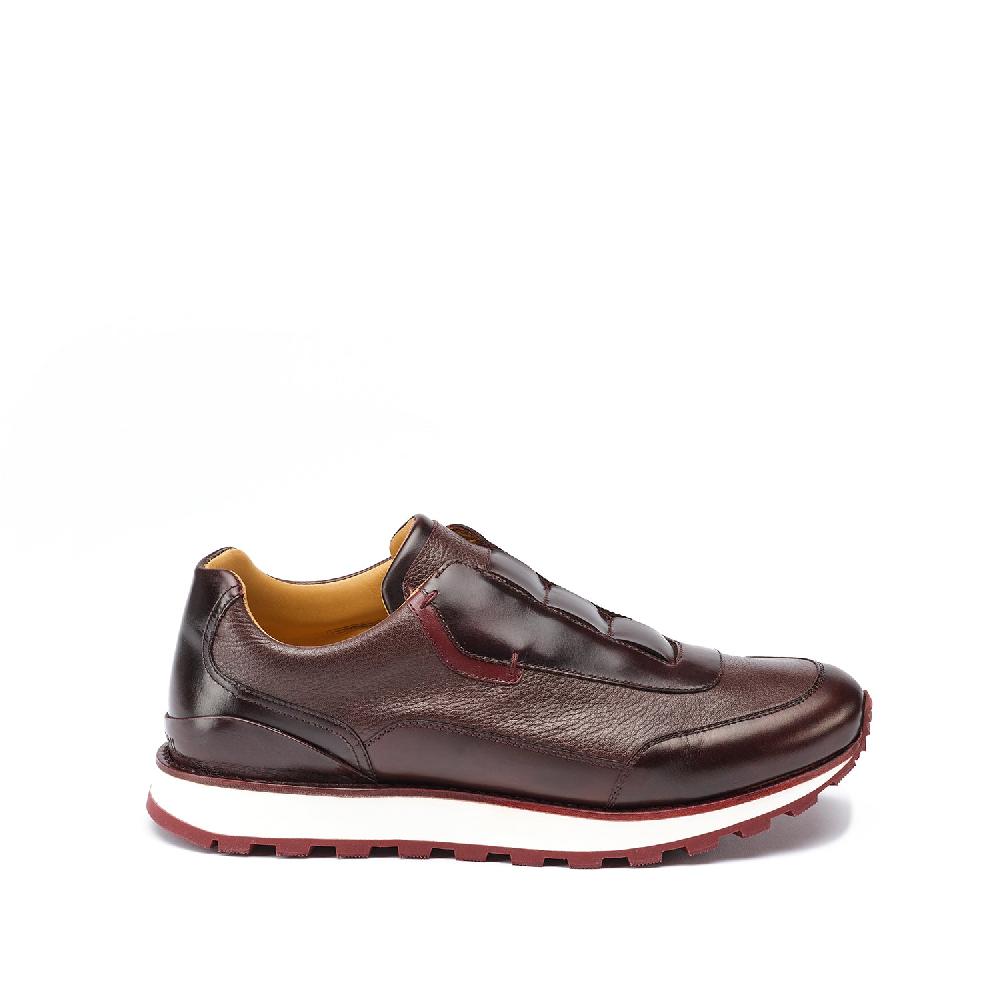 A.Testoni MOENA SNEAKER ROYAL CALF + GRAINED CALF °