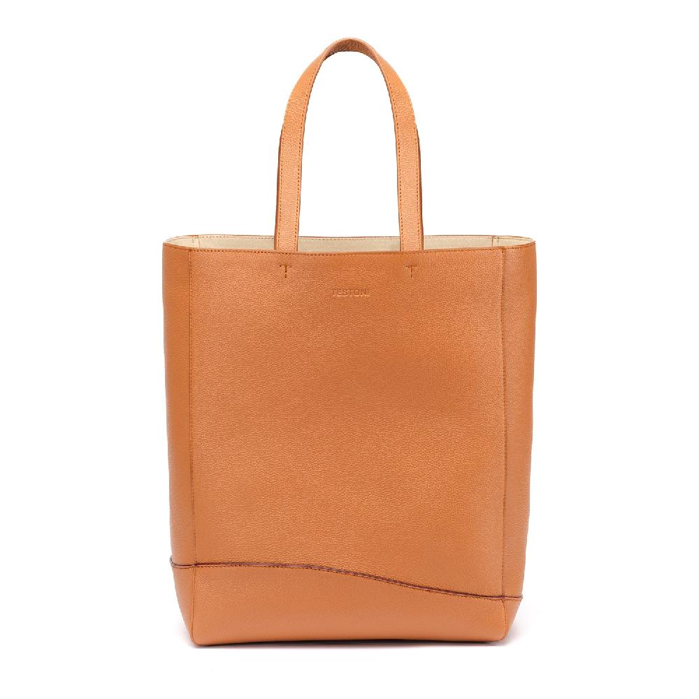 A.Testoni NOTO TOTE BAG DELUXE GRAINED CALF