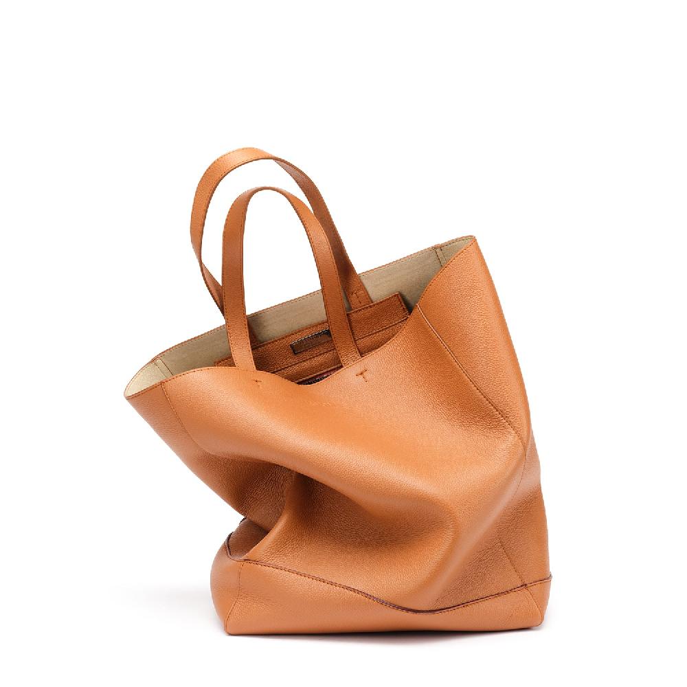 A.Testoni NOTO TOTE BAG DELUXE GRAINED CALF