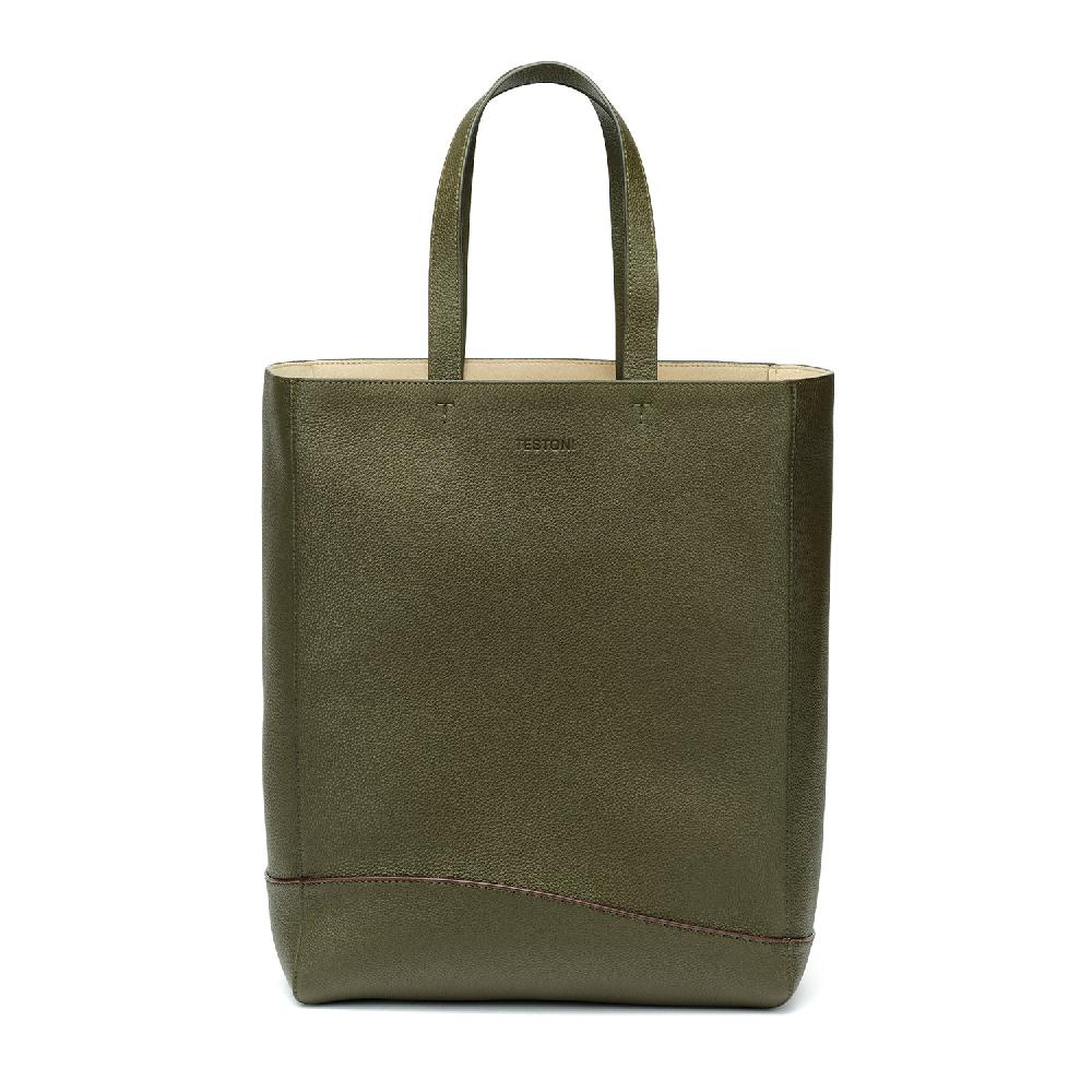 A.Testoni NOTO TOTE BAG DELUXE GRAINED CALF