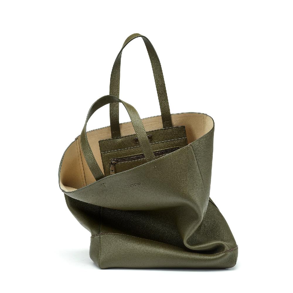 A.Testoni NOTO TOTE BAG DELUXE GRAINED CALF