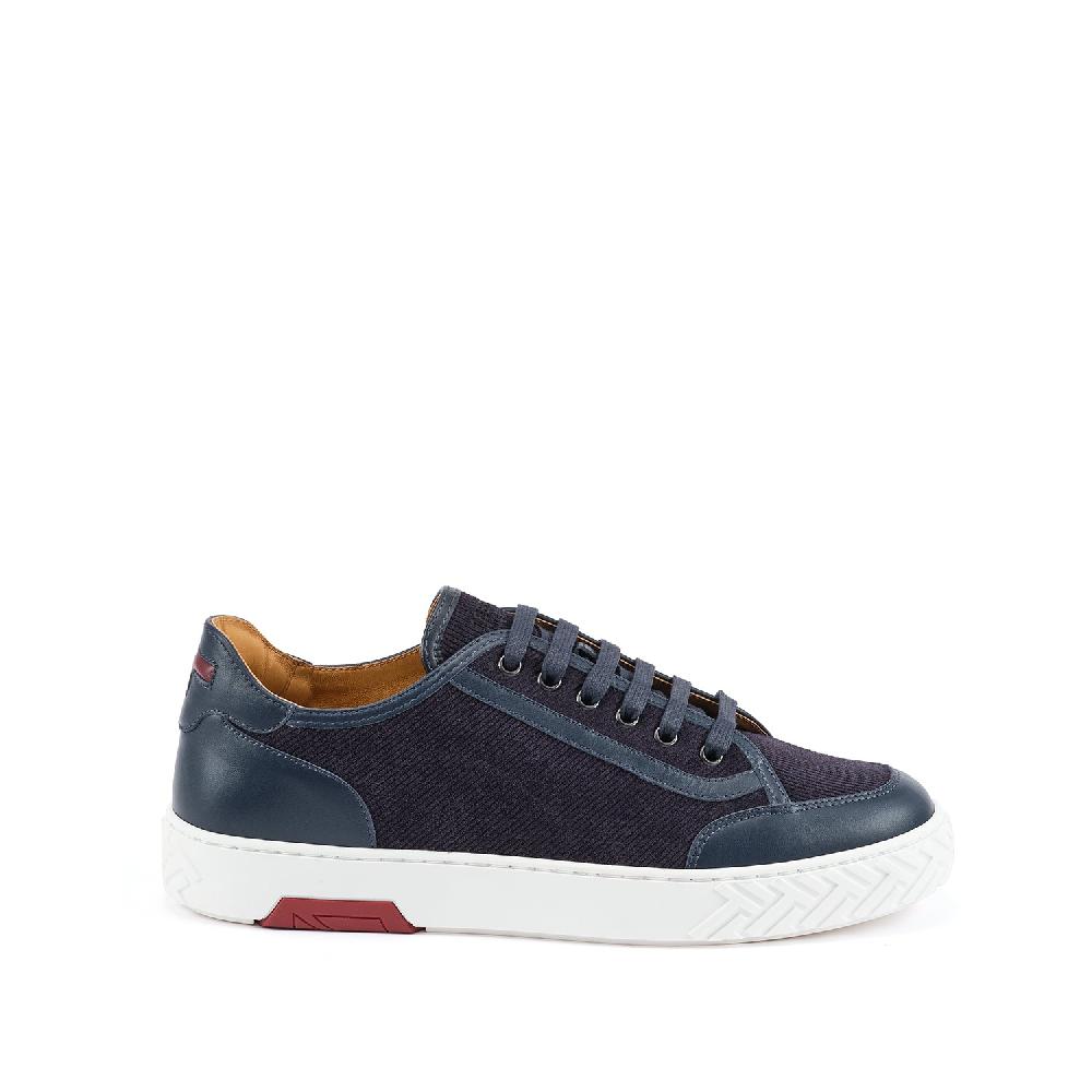 A.Testoni RAVENNA SNEAKER VELVET SUEDE CALF+CALF °