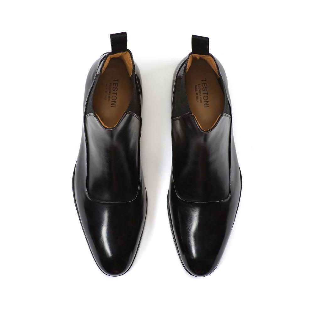 A.Testoni SANT'EULALIA STIVALETTO IN PELLE