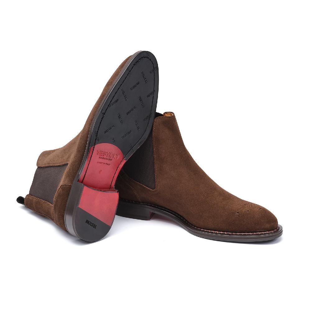 A.Testoni VENEZIA CHELSEA ENGLISH SUEDE CALF