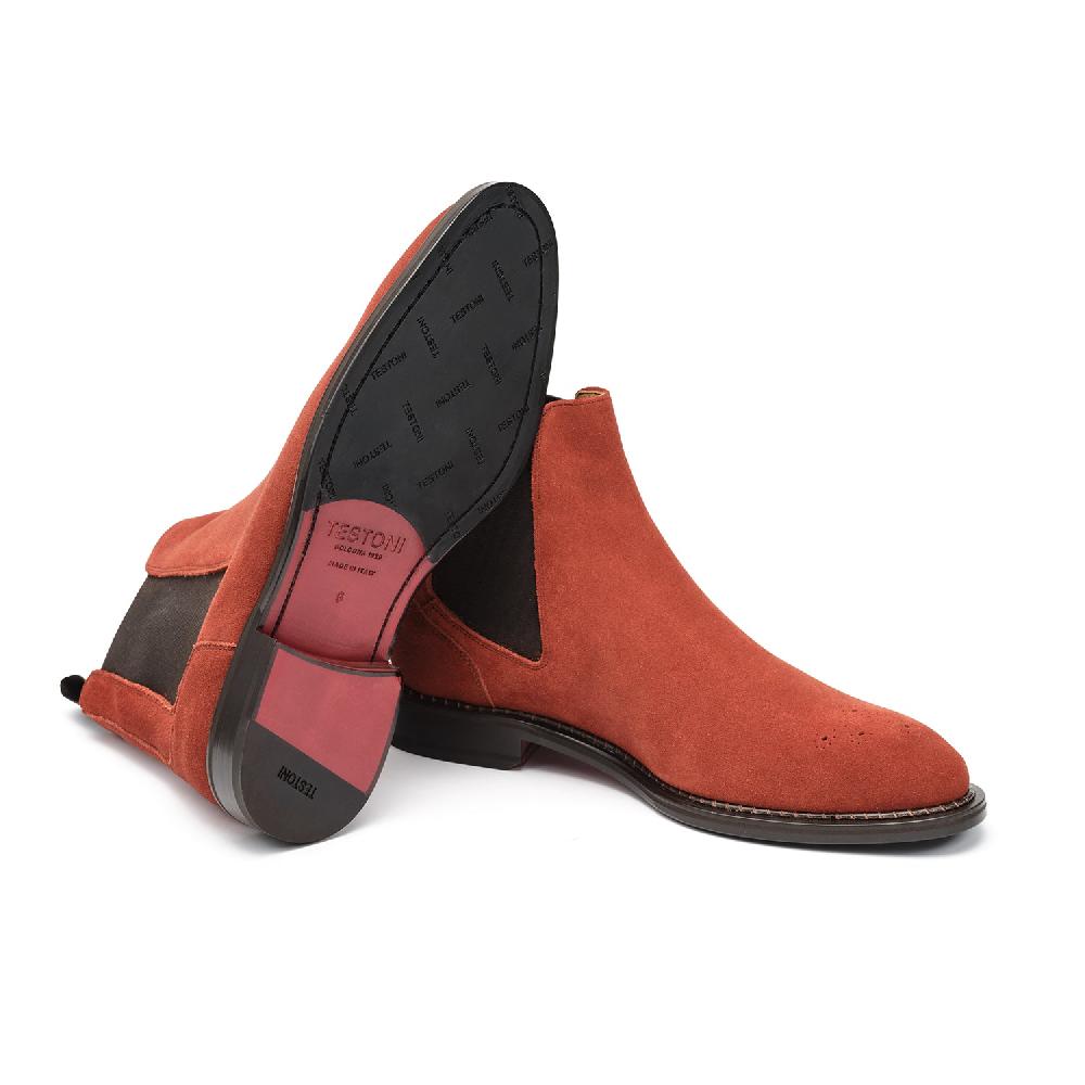A.Testoni VENEZIA CHELSEA ENGLISH SUEDE CALF