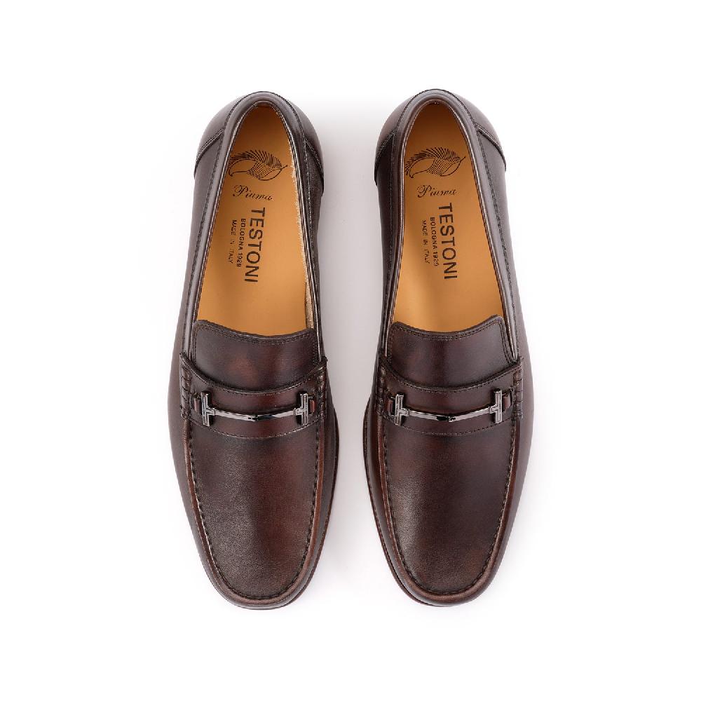 A.Testoni BRACCIANO MOCCASIN UNLINED SOFT DELAVE CALF °