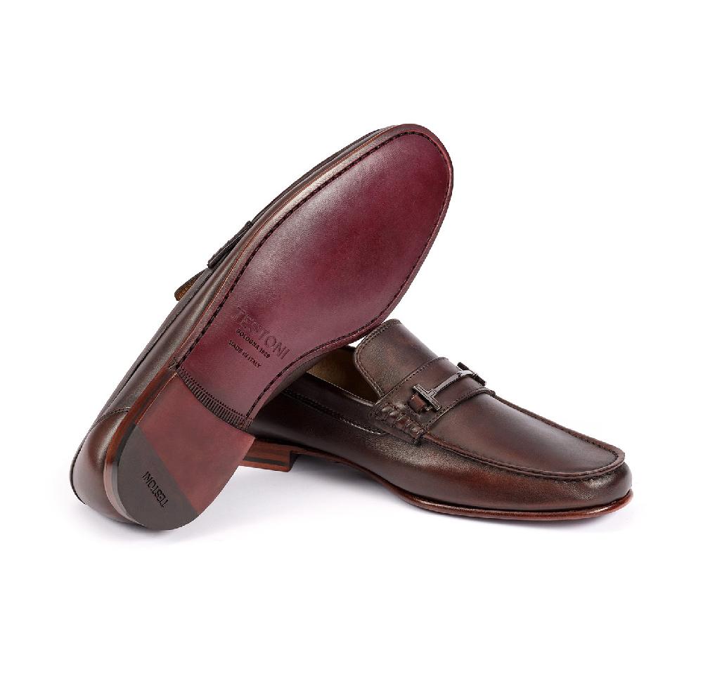 A.Testoni BRACCIANO MOCCASIN UNLINED SOFT DELAVE CALF °