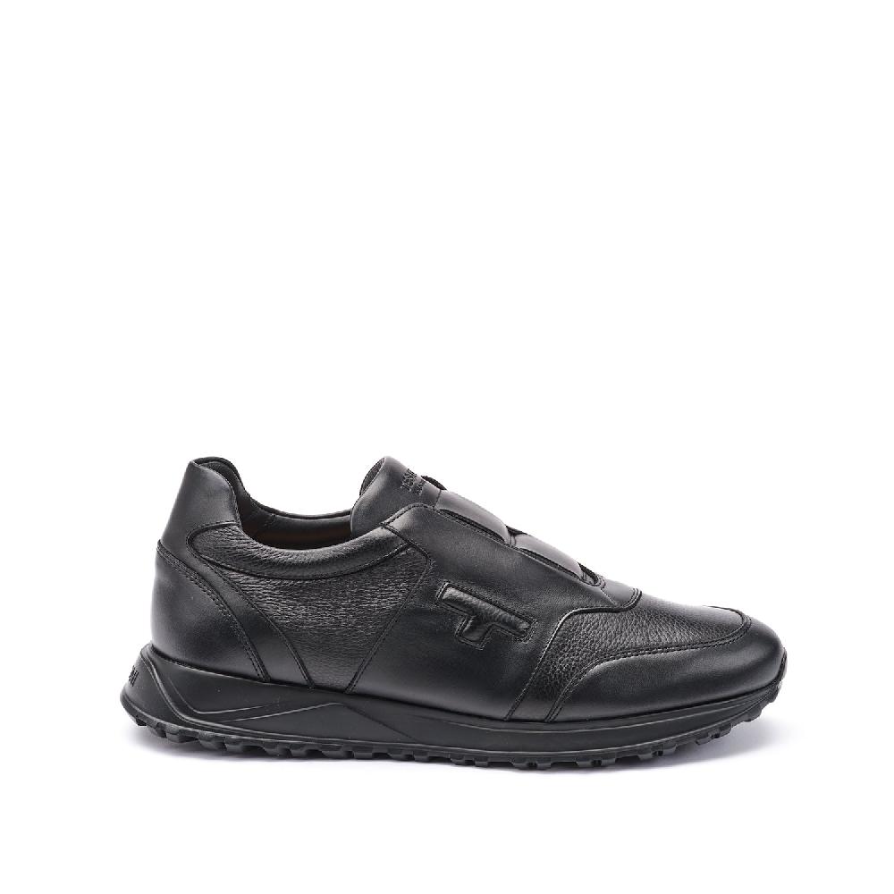A.Testoni CUNEO SNEAKER SPORT NAPA CALF + GRAINED CALF