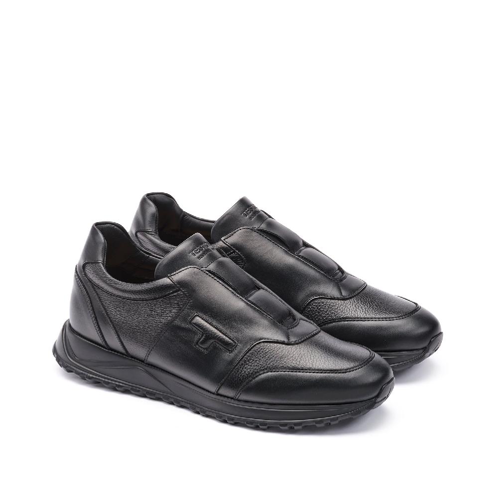 A.Testoni CUNEO SNEAKER SPORT NAPA CALF + GRAINED CALF