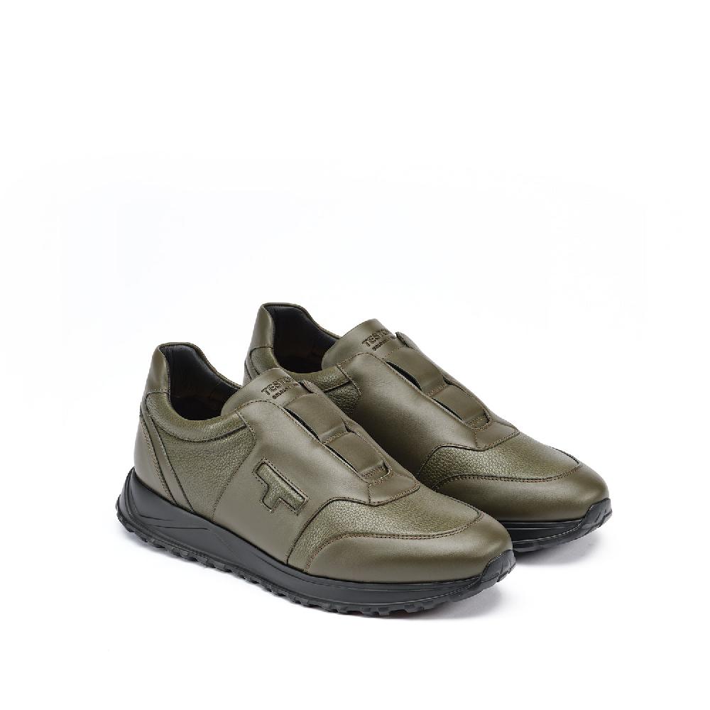A.Testoni CUNEO SNEAKER SPORT NAPA CALF + GRAINED CALF °