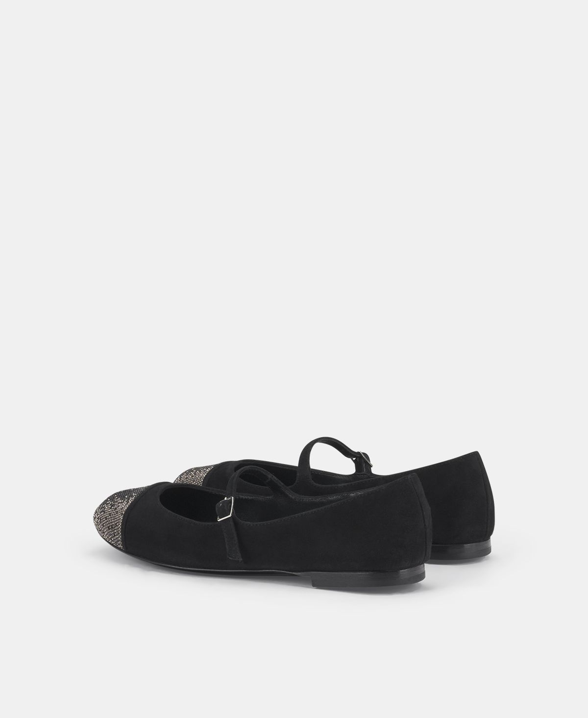 Agl Ballerina Con Puntina Strass Nero Milly Strass