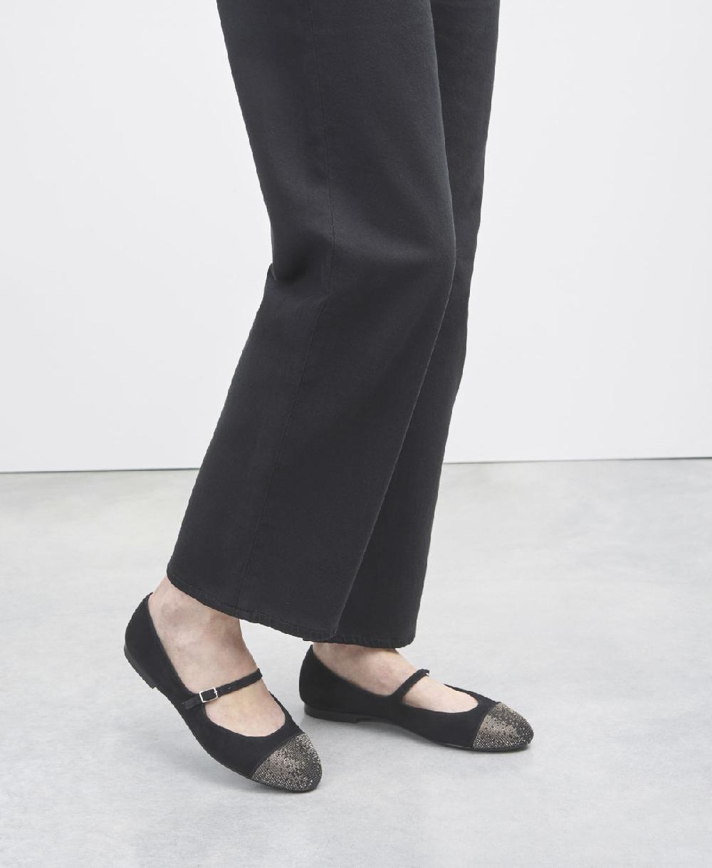 Agl Ballerina Con Puntina Strass Nero Milly Strass