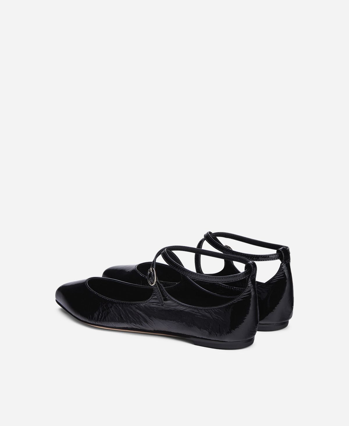 Agl Ballerina In Pelle Nero Softy Ballet