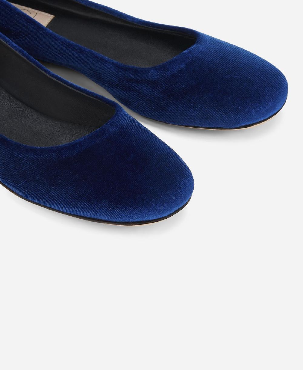 Agl Ballerina In Velluto Blu Kim
