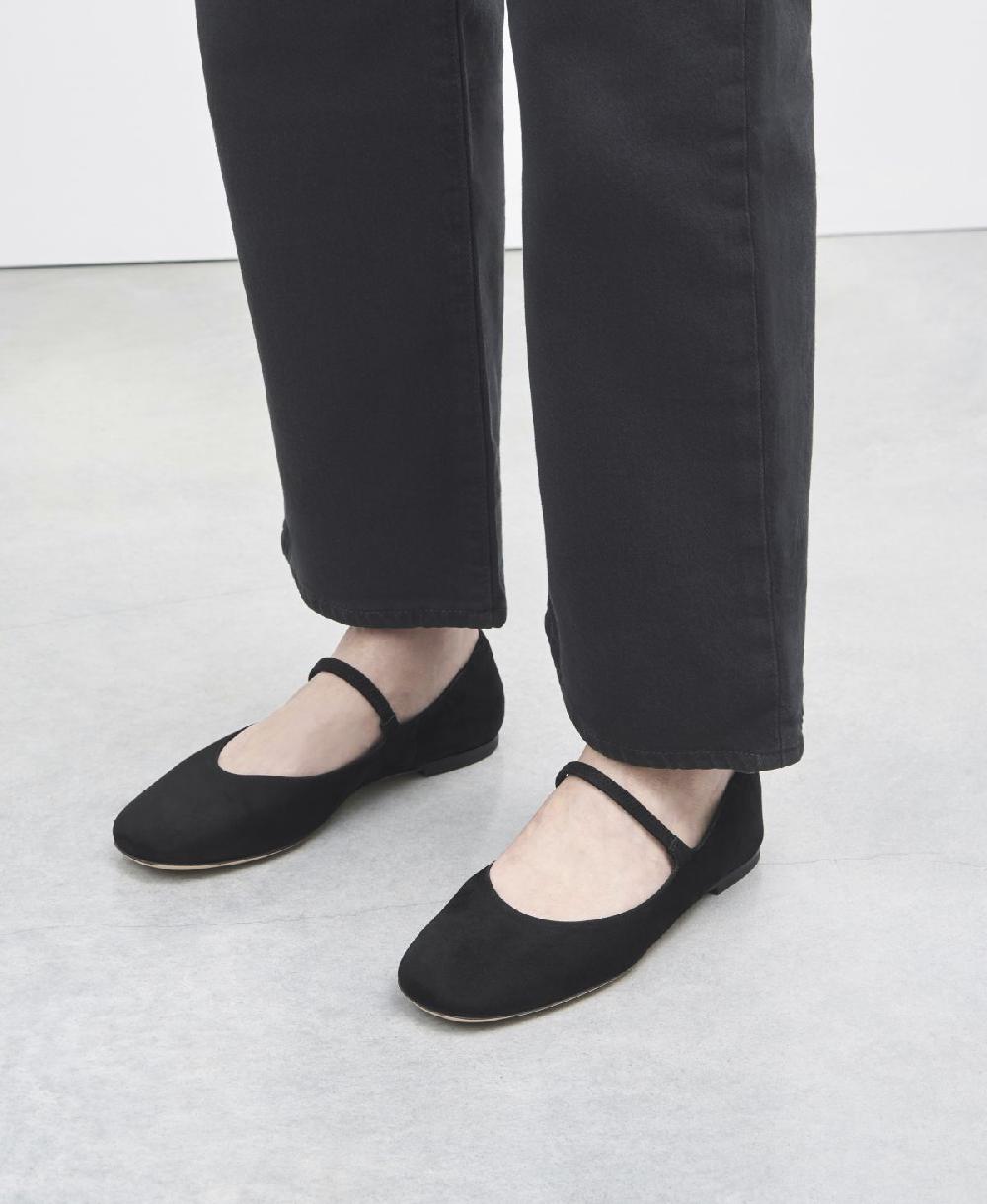 Agl Ballerina In Velour Nero Iris