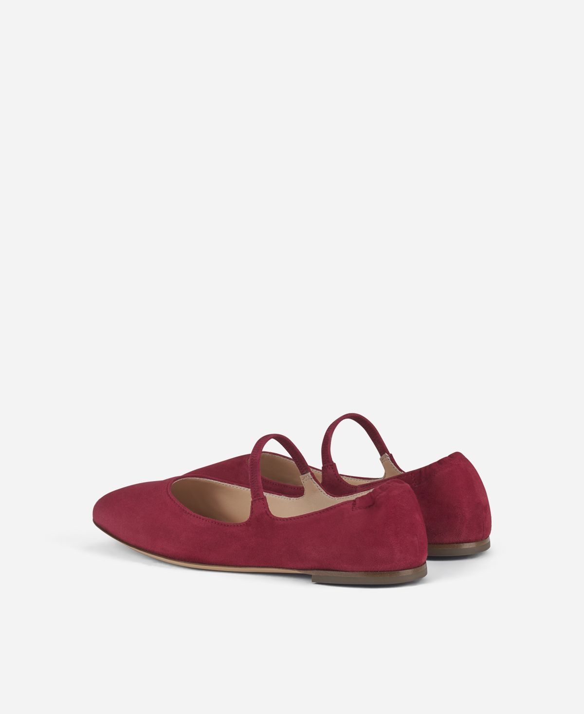 Agl Ballerina In Velour Rosso Iris