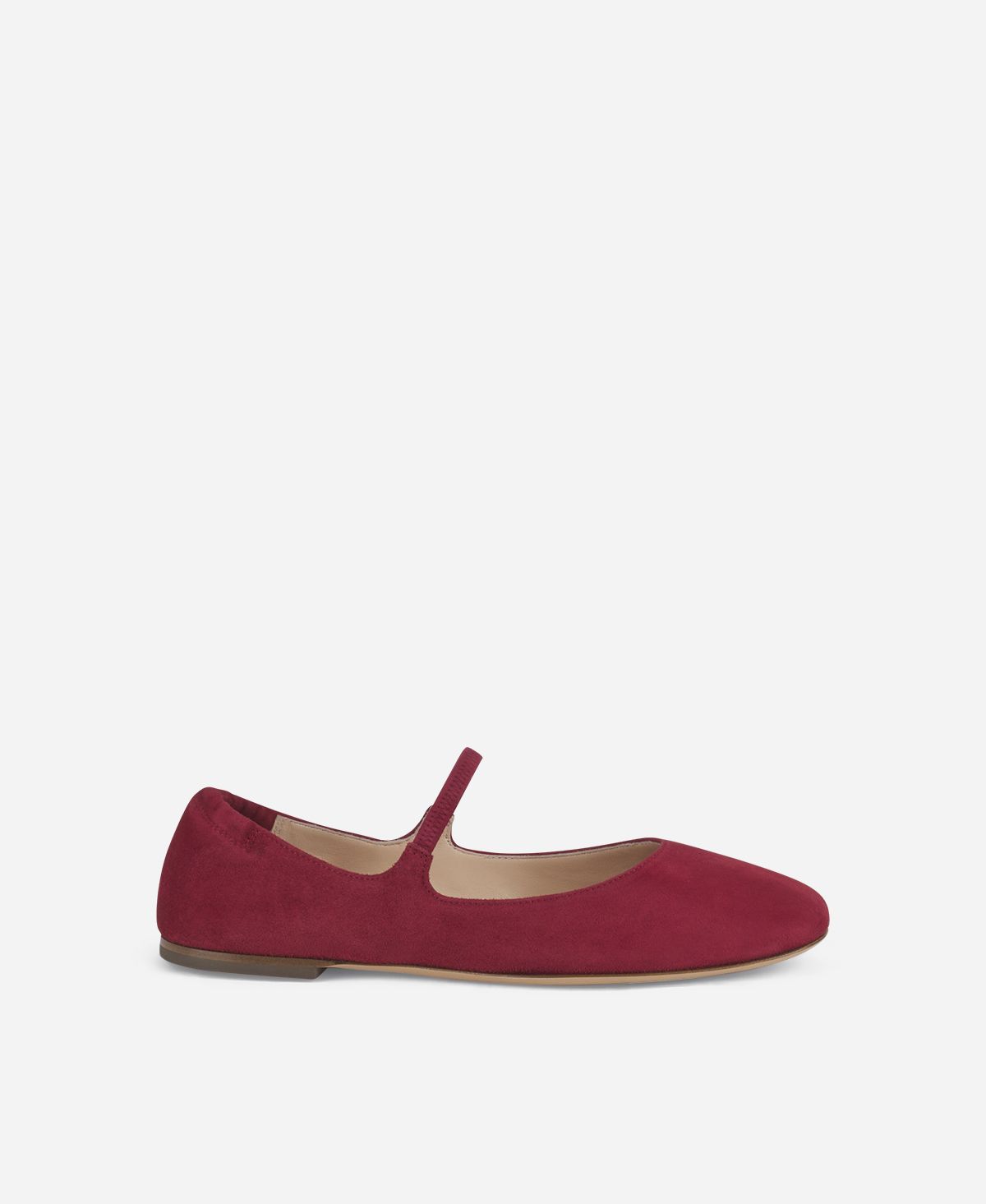 Agl Ballerina in velour Rosso Iris