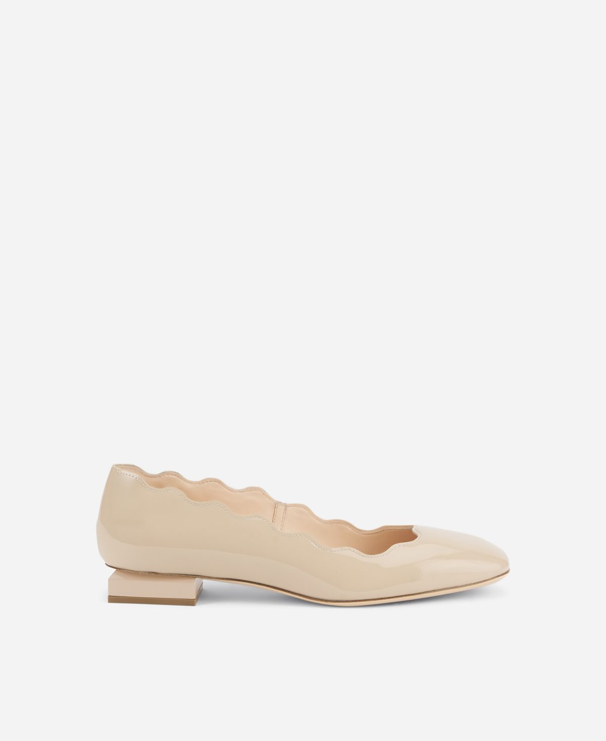 Agl Ballerina in vernice Beige Angie L Wave