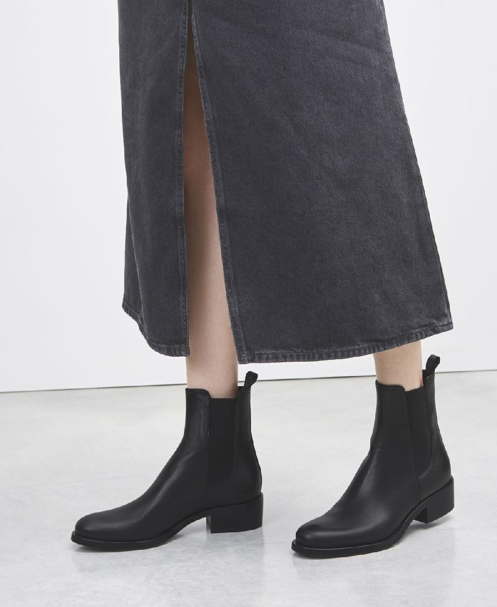 Agl Beatle In Pelle Nero Georgia Beat