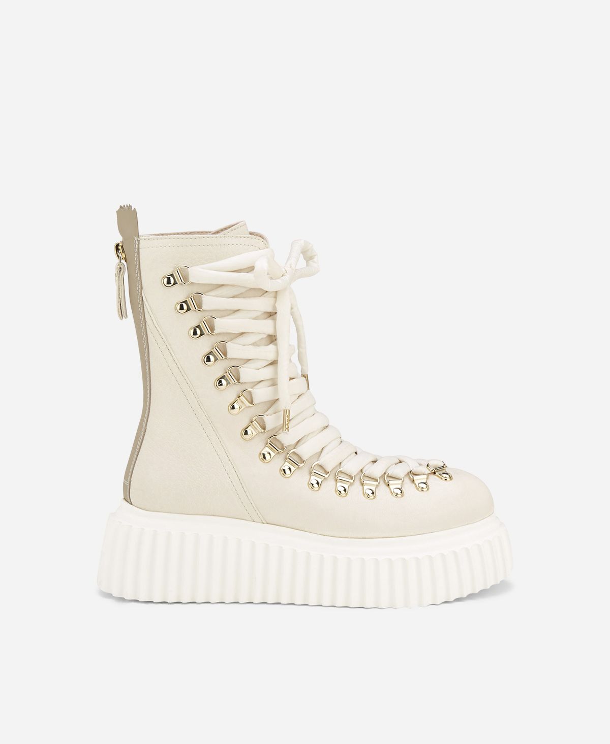 Agl Biker in pelle Crema DROMO