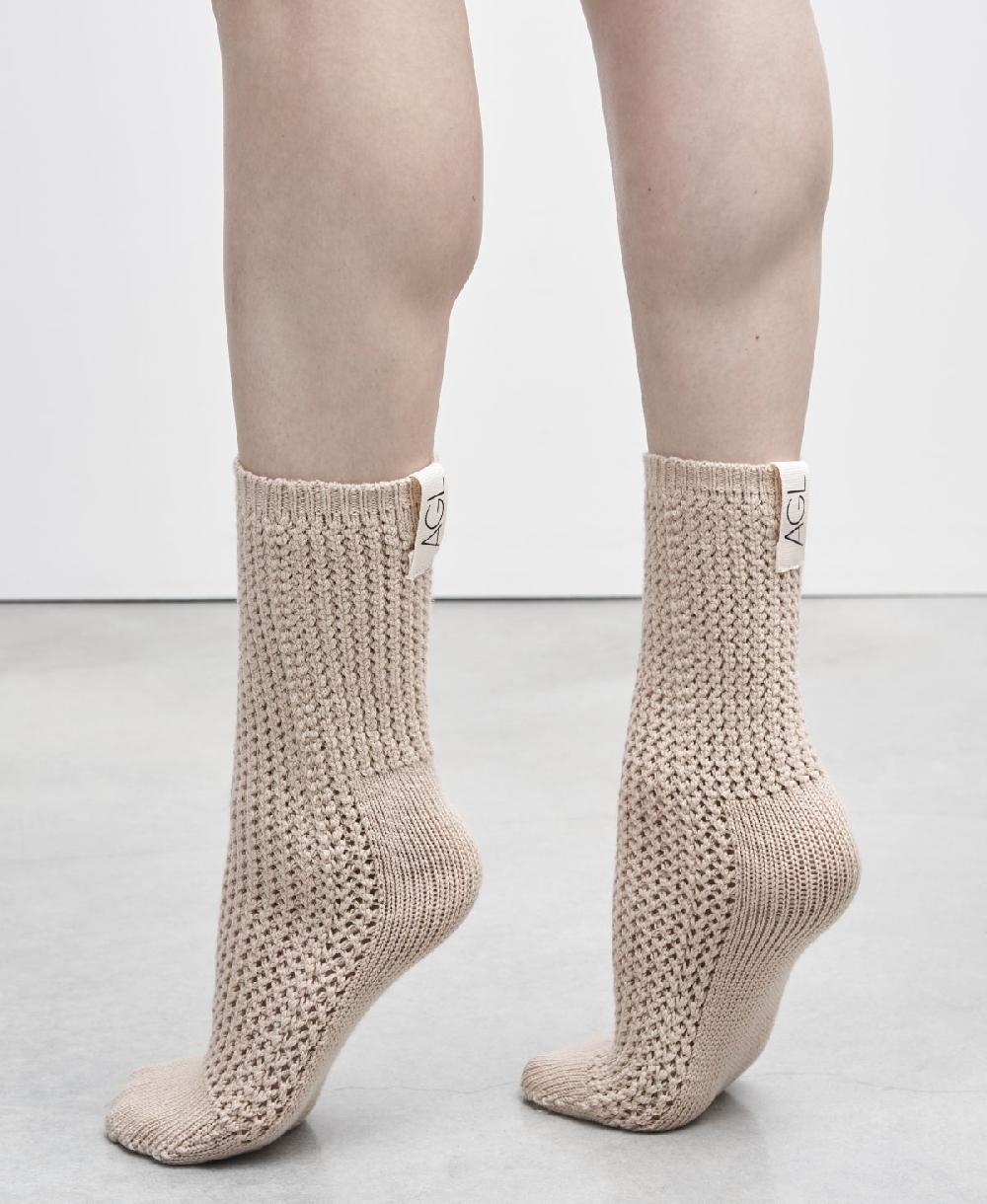 Agl Calze Di Lana Beige SOCK