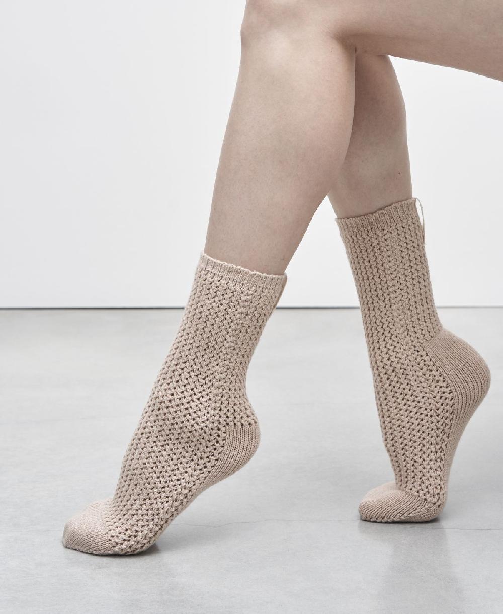 Agl Calze Di Lana Beige SOCK