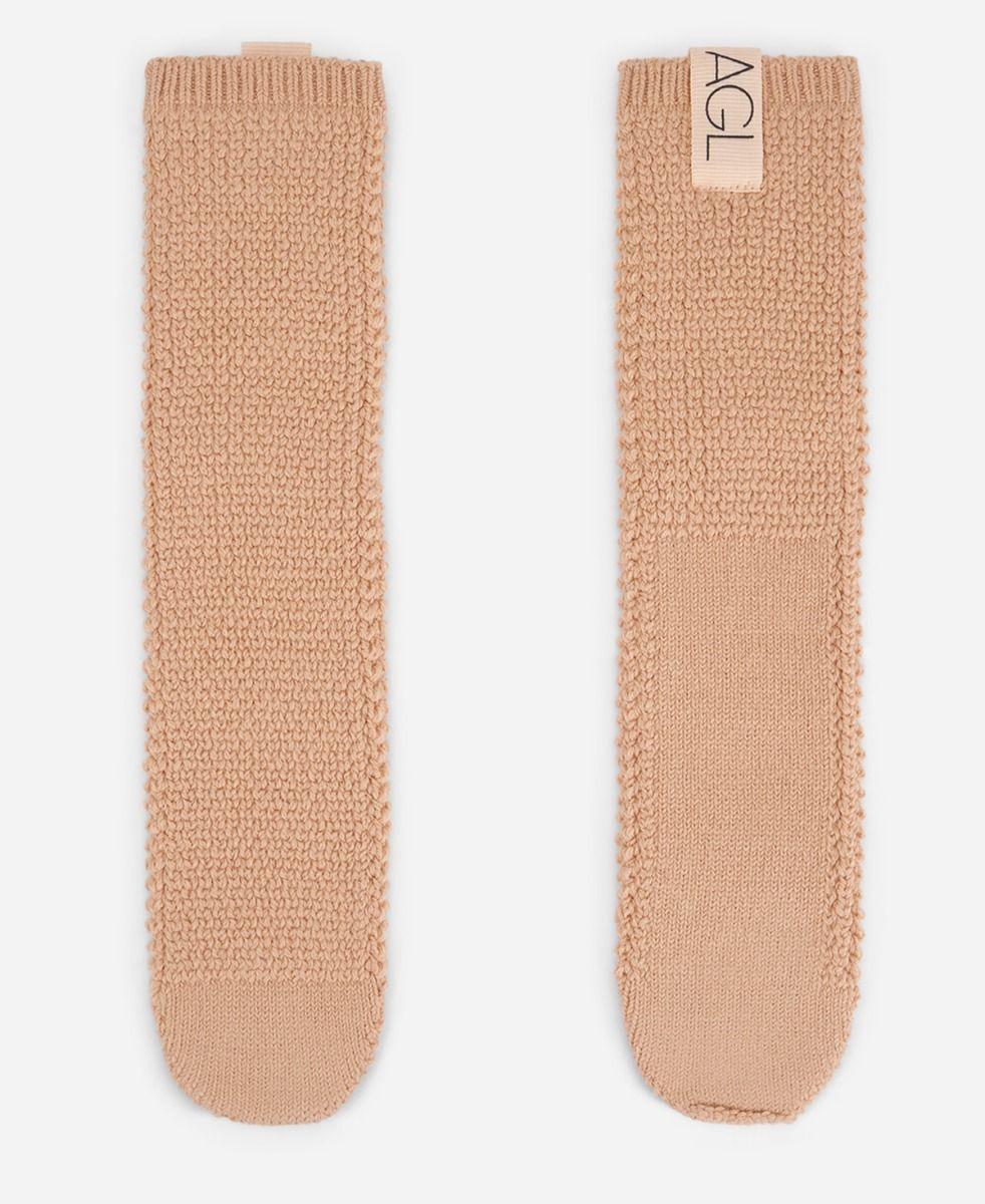 Agl Calze di lana Beige SOCK