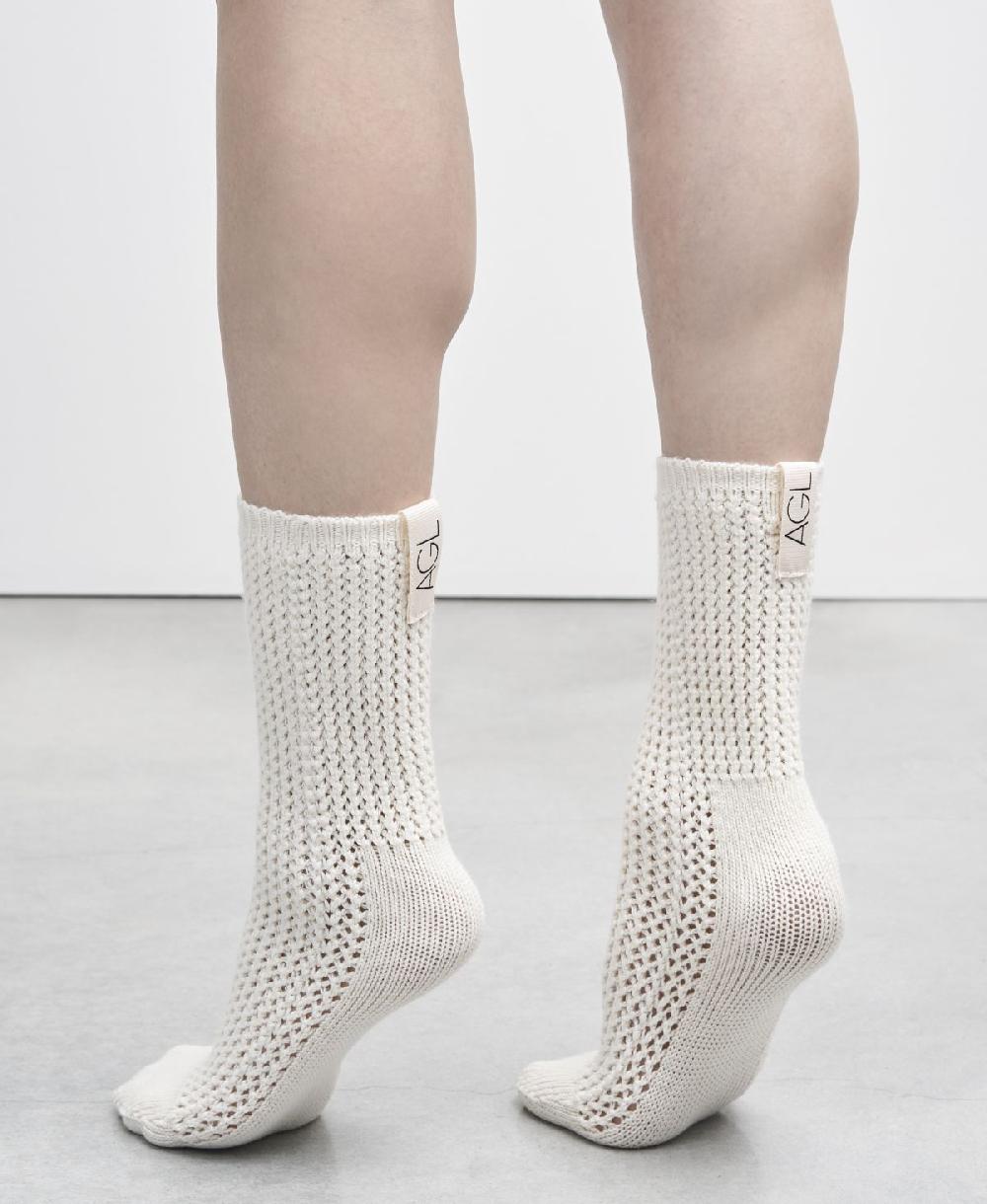 Agl Calze Di Lana Bianco SOCK