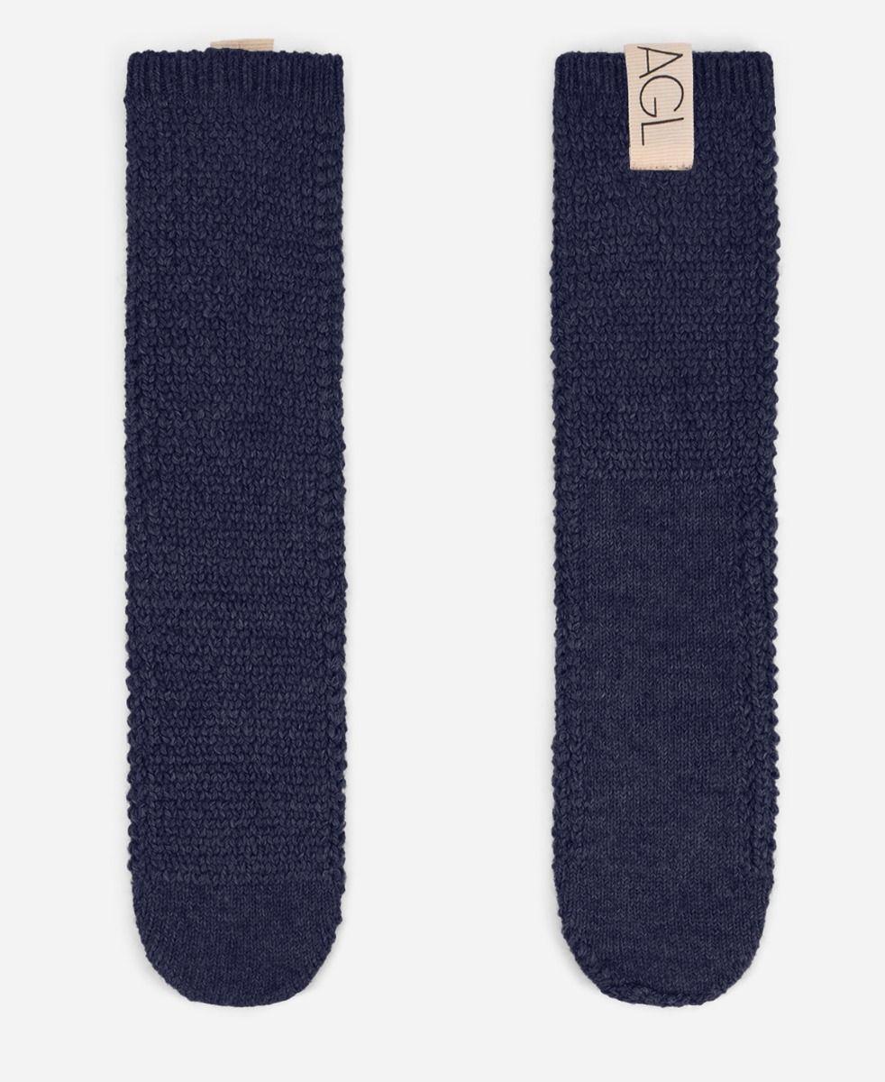 Agl Calze di lana Blu SOCK