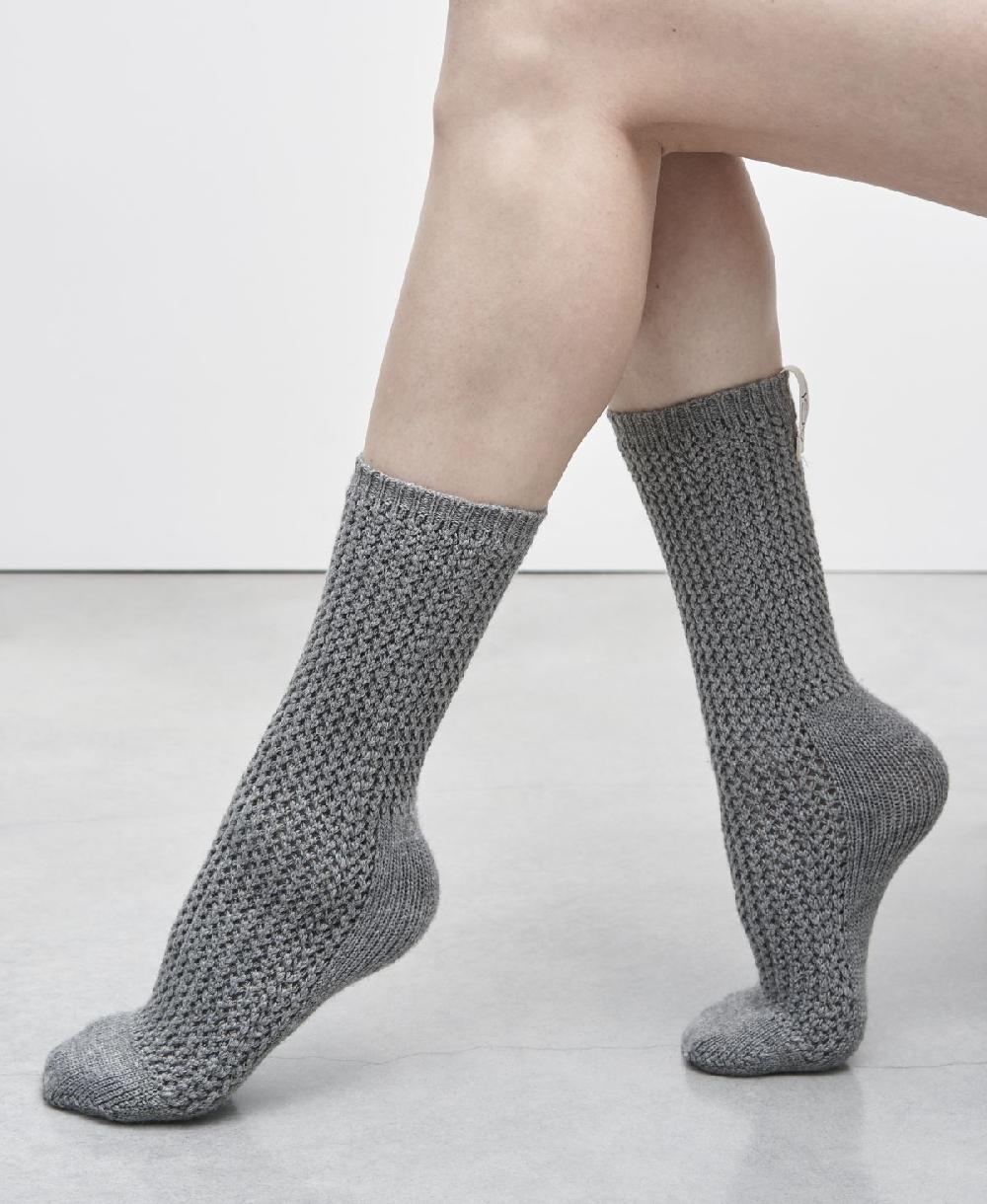 Agl Calze Di Lana Dark Grey SOCK