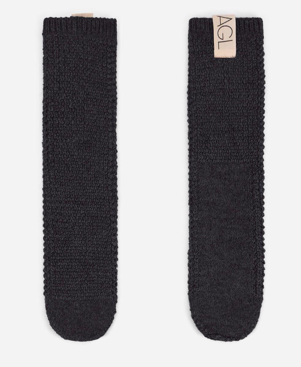 Agl Calze di lana Nero SOCK