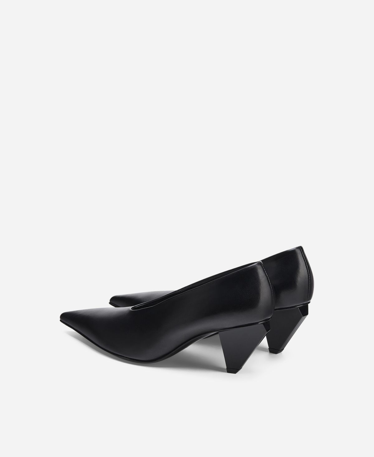 Agl Décolleté In Pelle Nero KNIFE PUMP