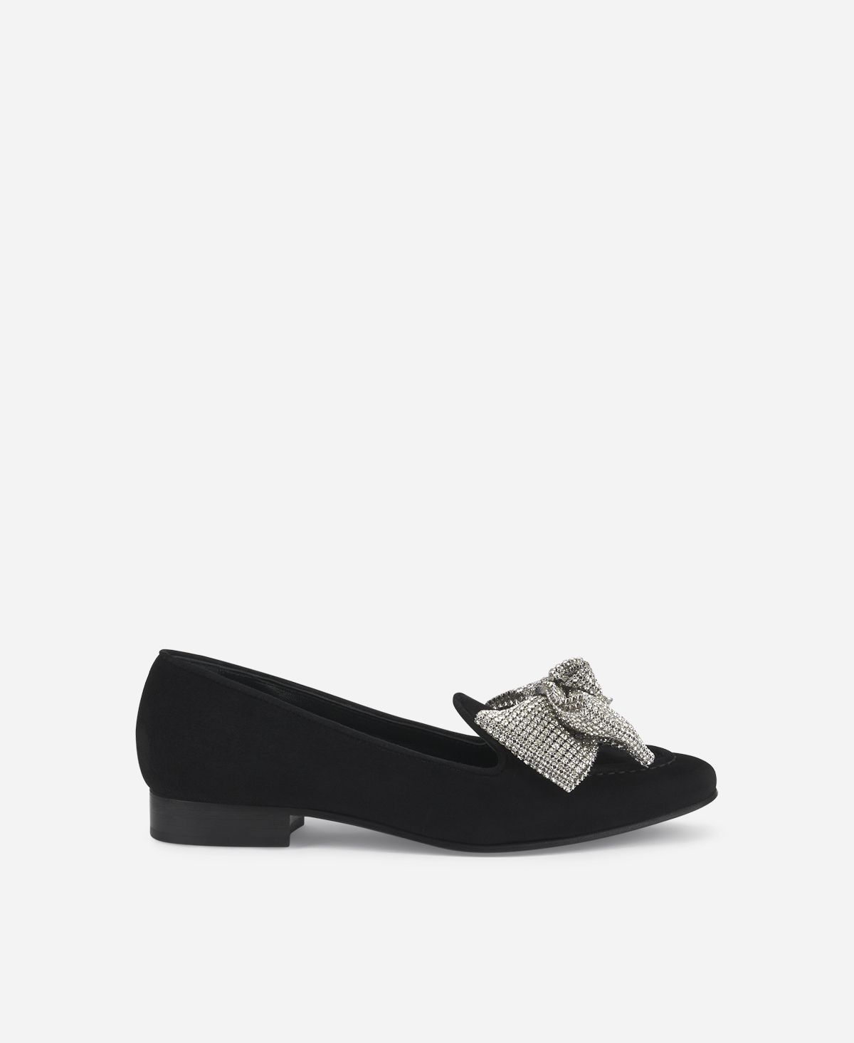 Agl Loafer con fiocco Nero Costanza Ribbon