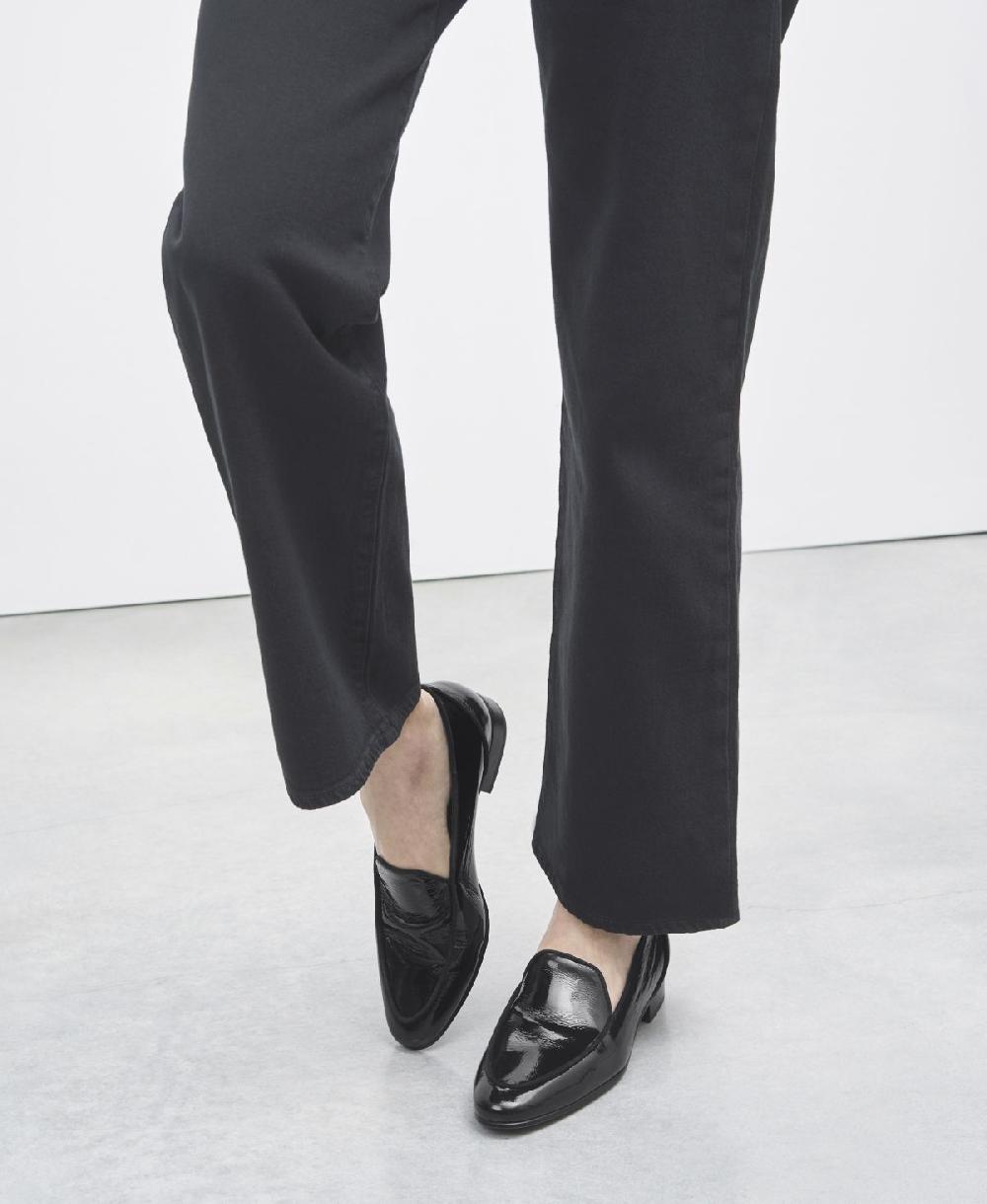 Agl Loafer Con Profili In Suede Nero Costanza Edge