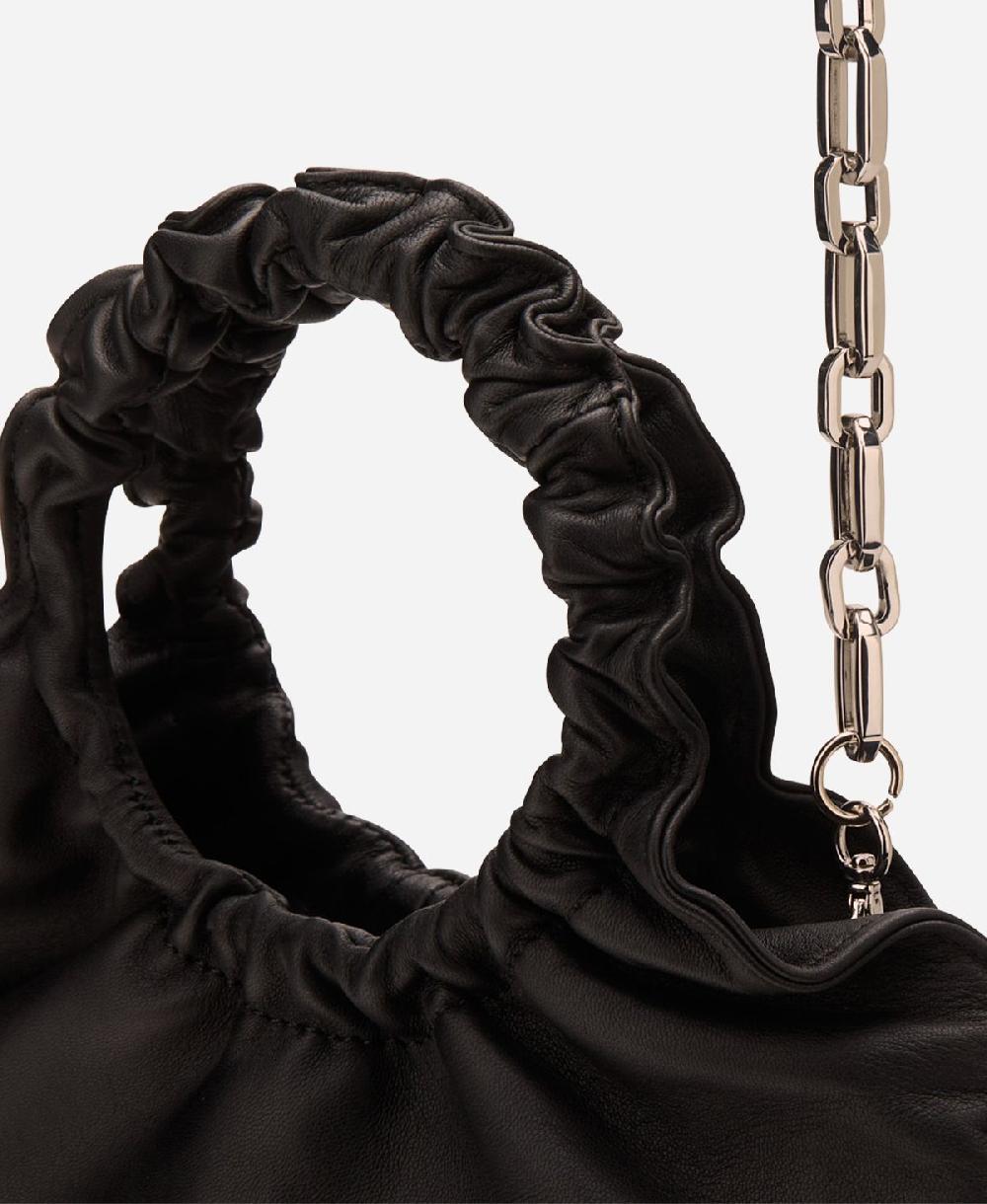 Agl Mini Borsa In Pelle Nero Mini Gretty