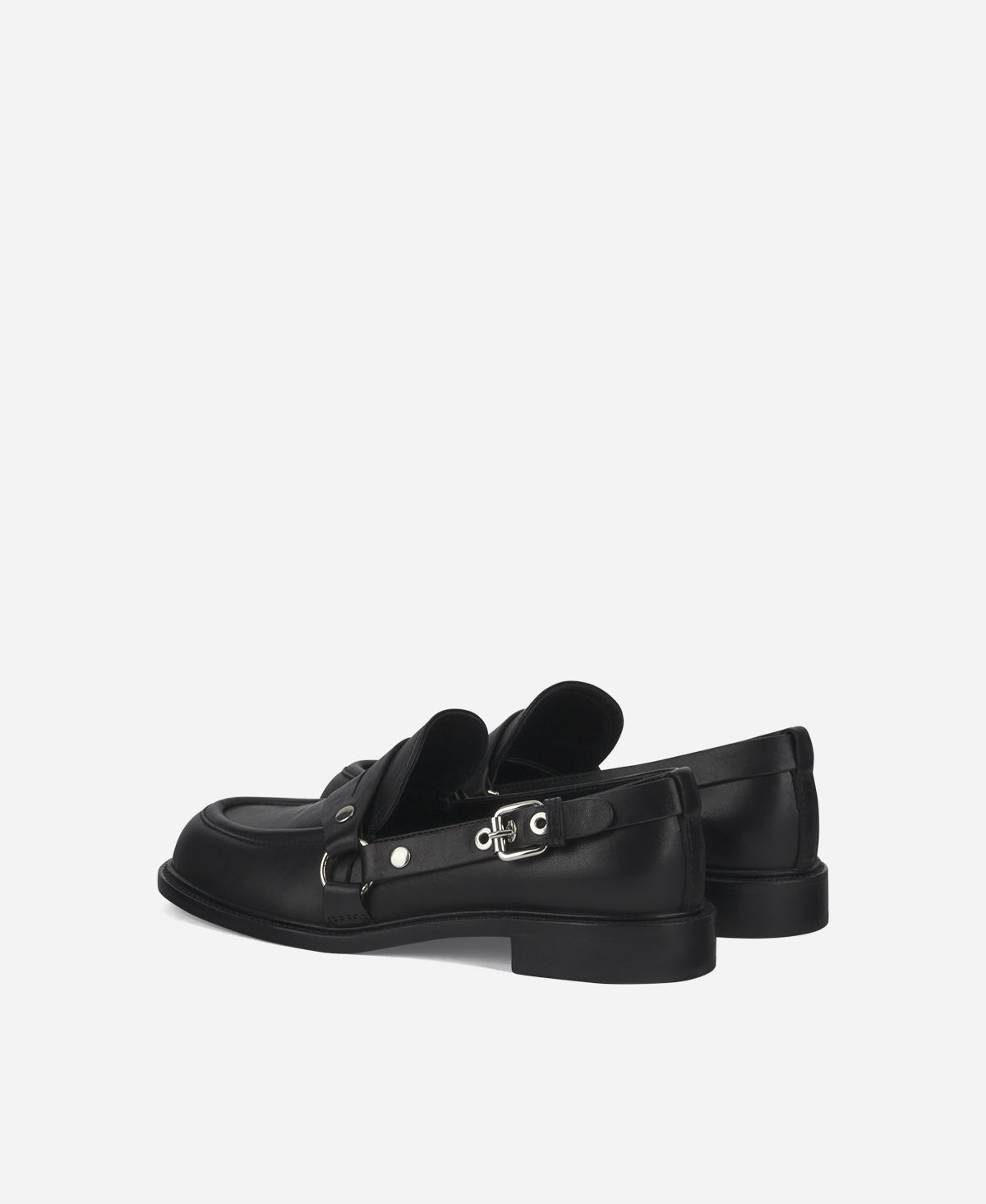 Agl Mocassino Con Fibbia Nero Stephan