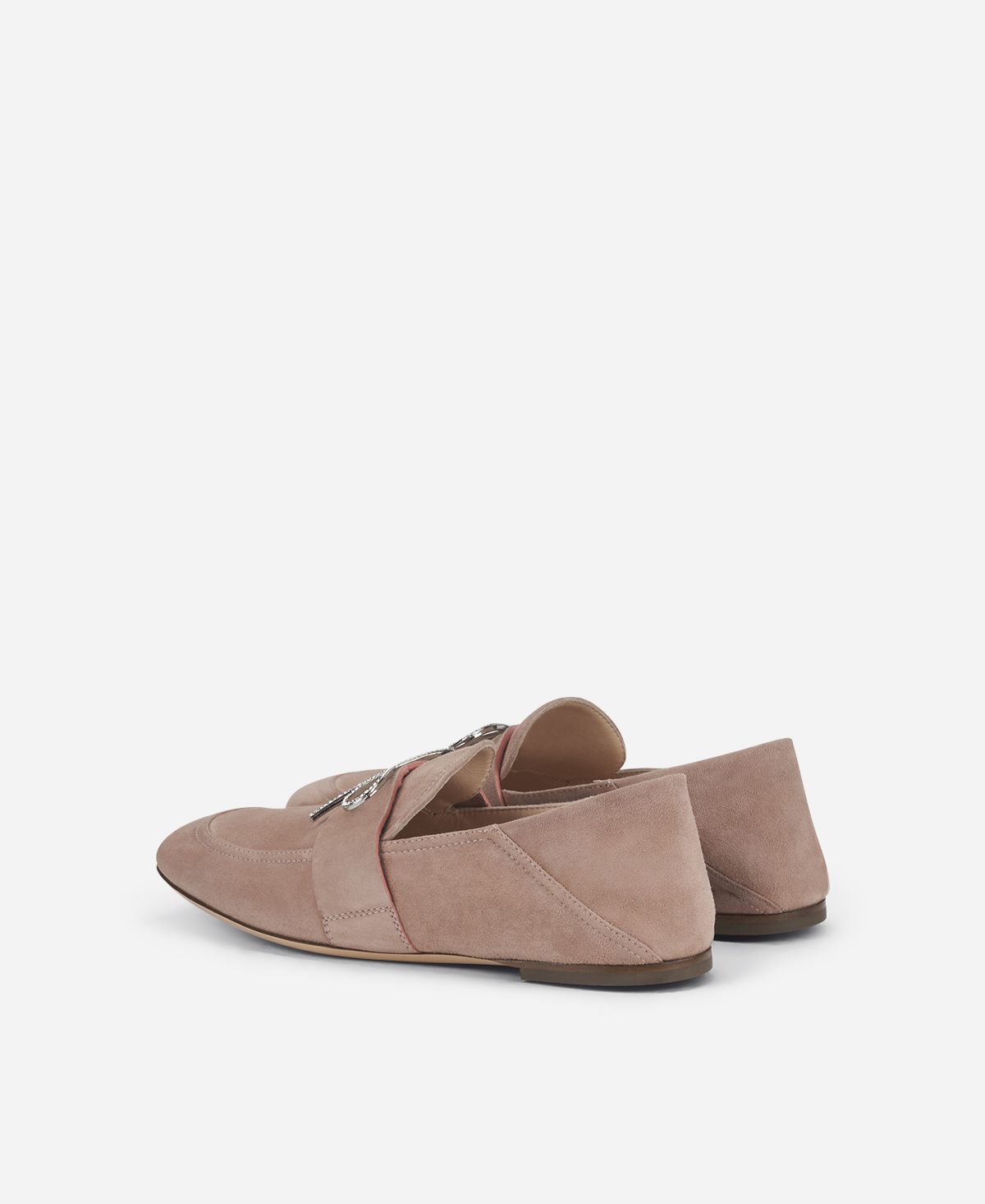 Agl Mocassino Con Fiocco Beige Crystal Ribbon