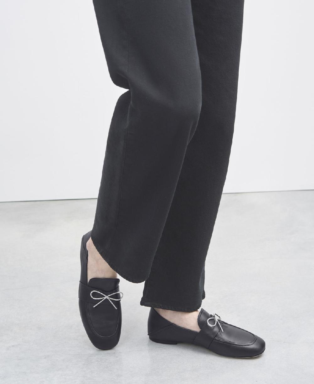 Agl Mocassino Con Fiocco Blu Crystal Ribbon