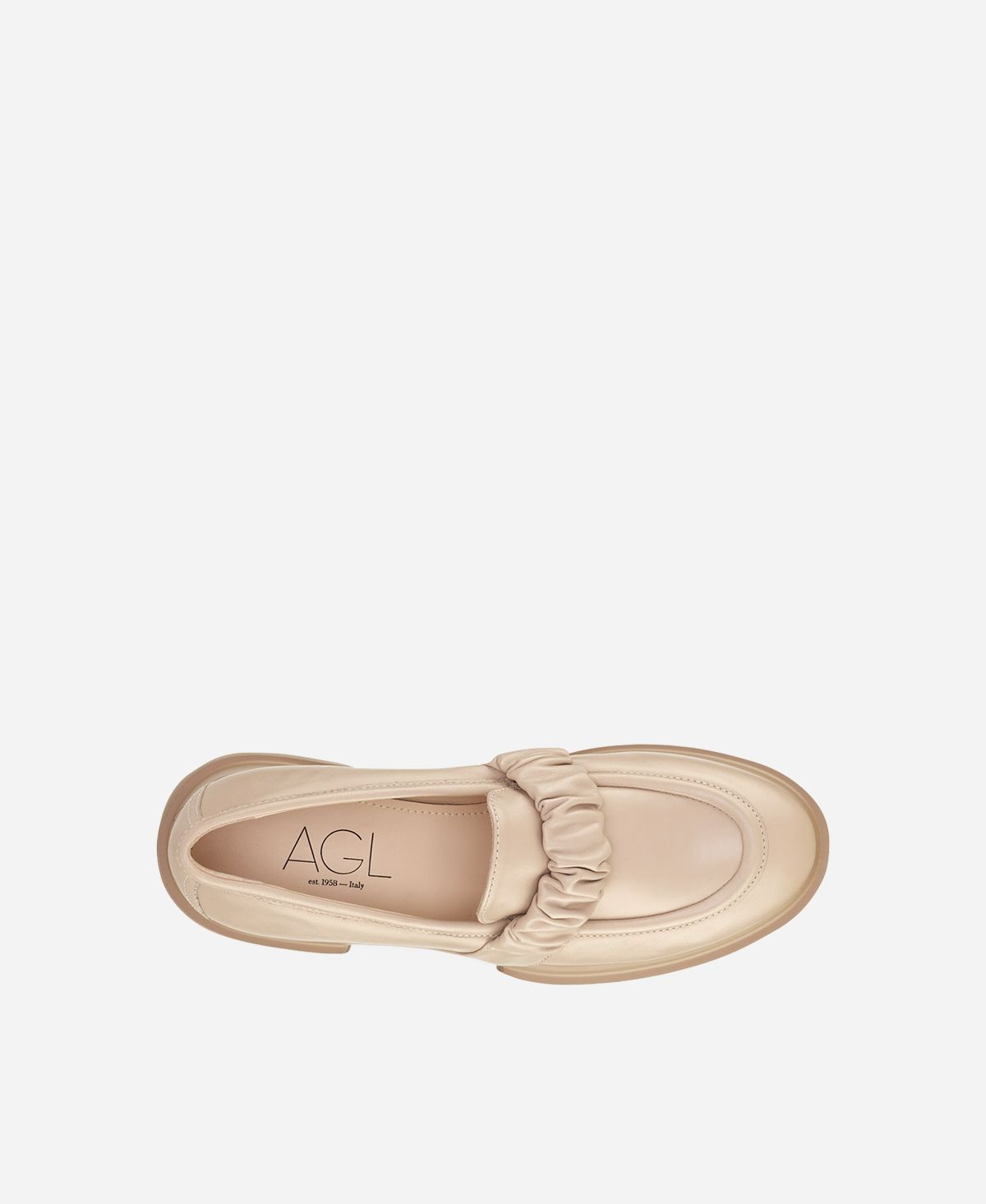Agl Mocassino Con Rouche Beige CELESTE