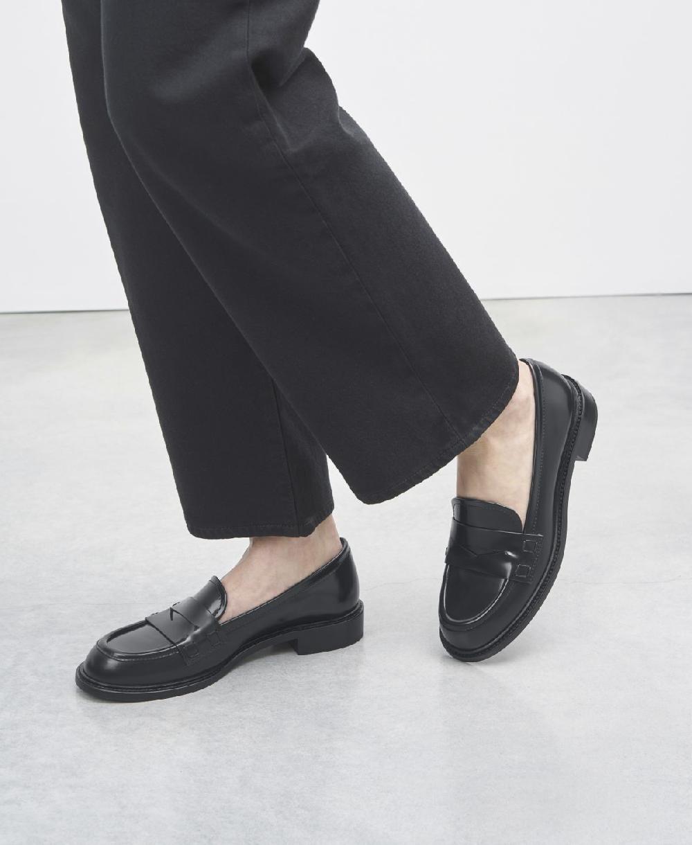 Agl Mocassino In Pelle Blu Notte Olivia