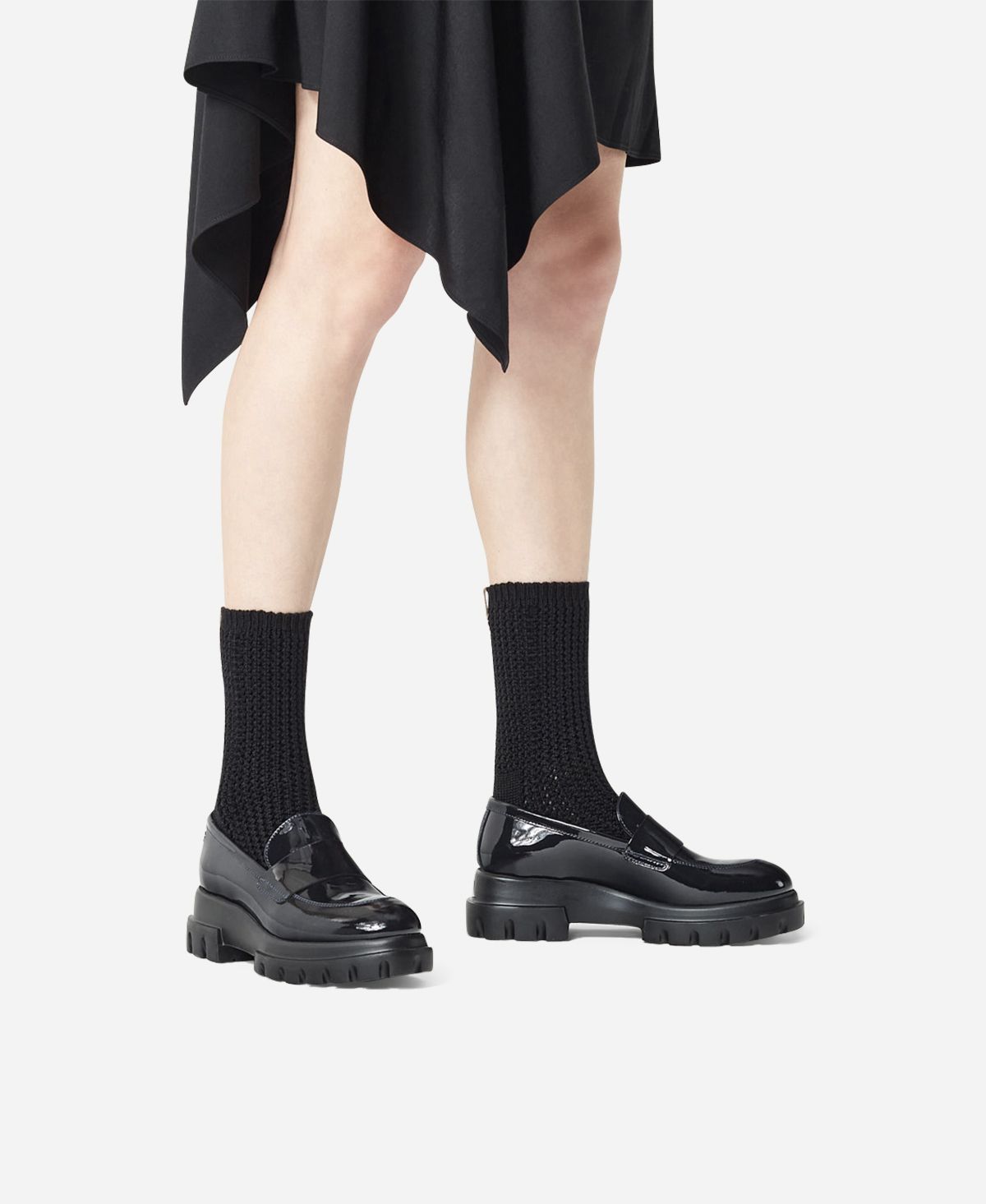 Agl Mocassino In Vernice Blu Notte IDA