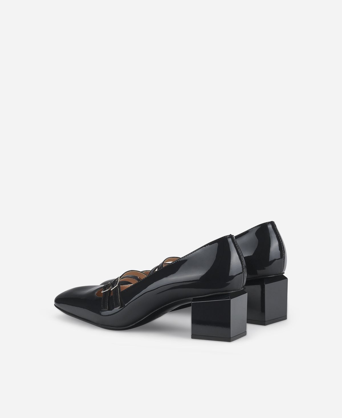 Agl Pump Con Cinturini Blu Notte Angie Mary Jane