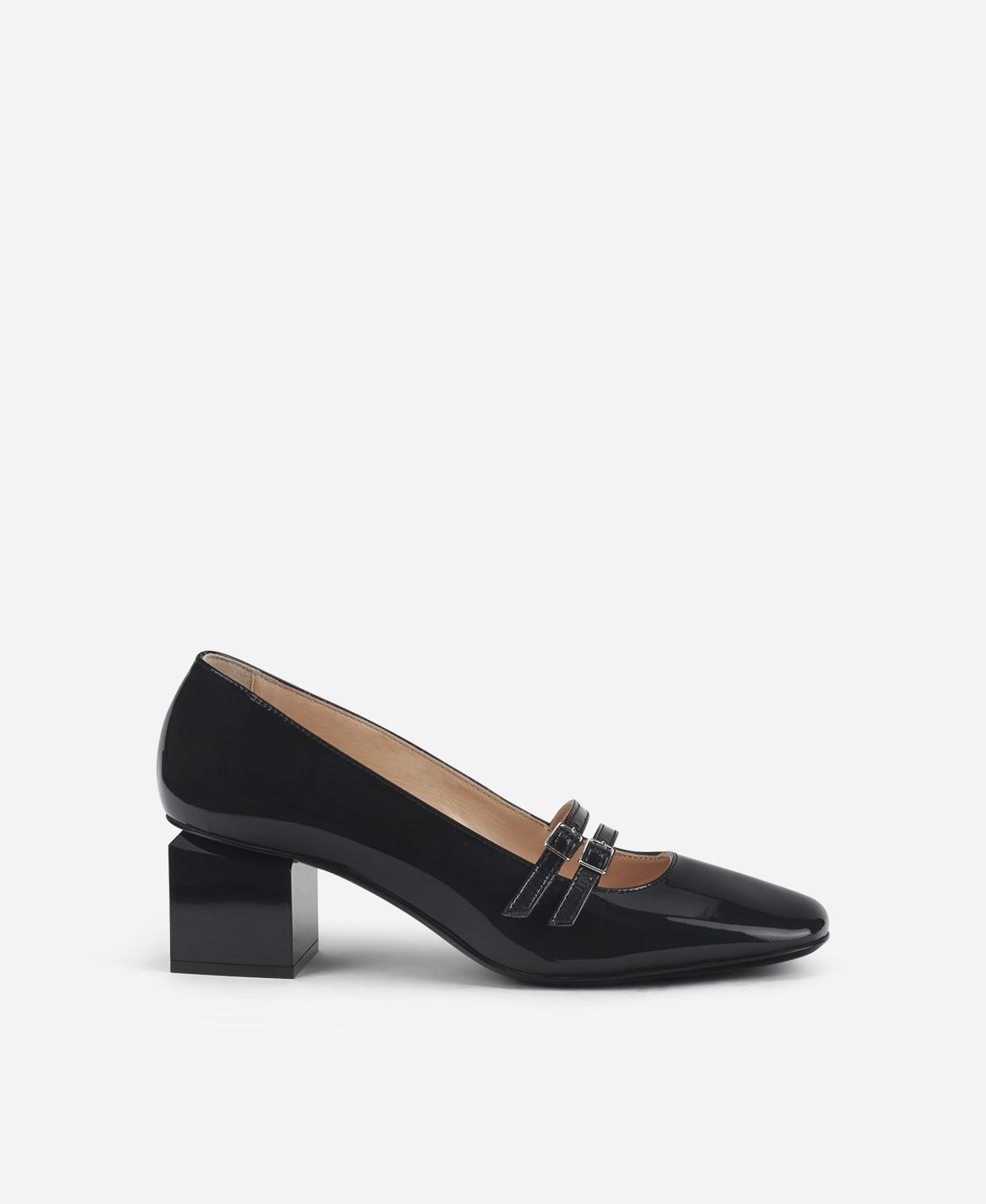 Agl Pump con cinturini Blu notte Angie Mary Jane