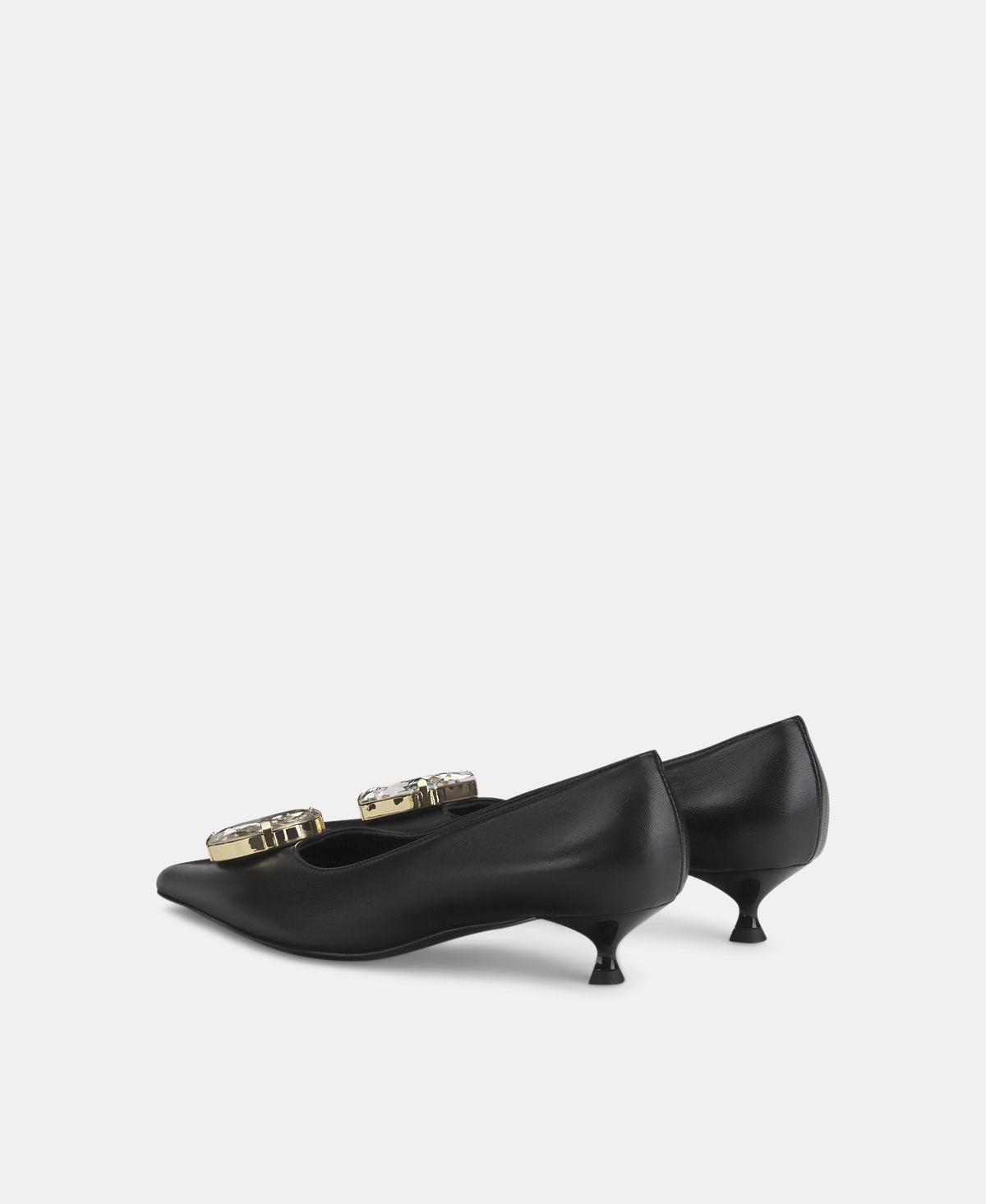 Agl Pump Con Cristalli Nero Lenor Crystal