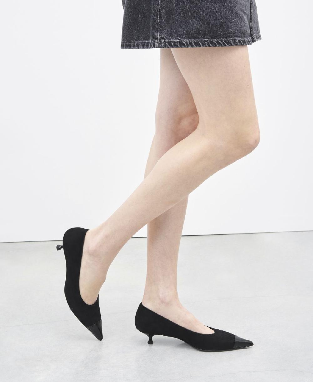 Agl Pump Con Puntina Nero Lenor Bicolor