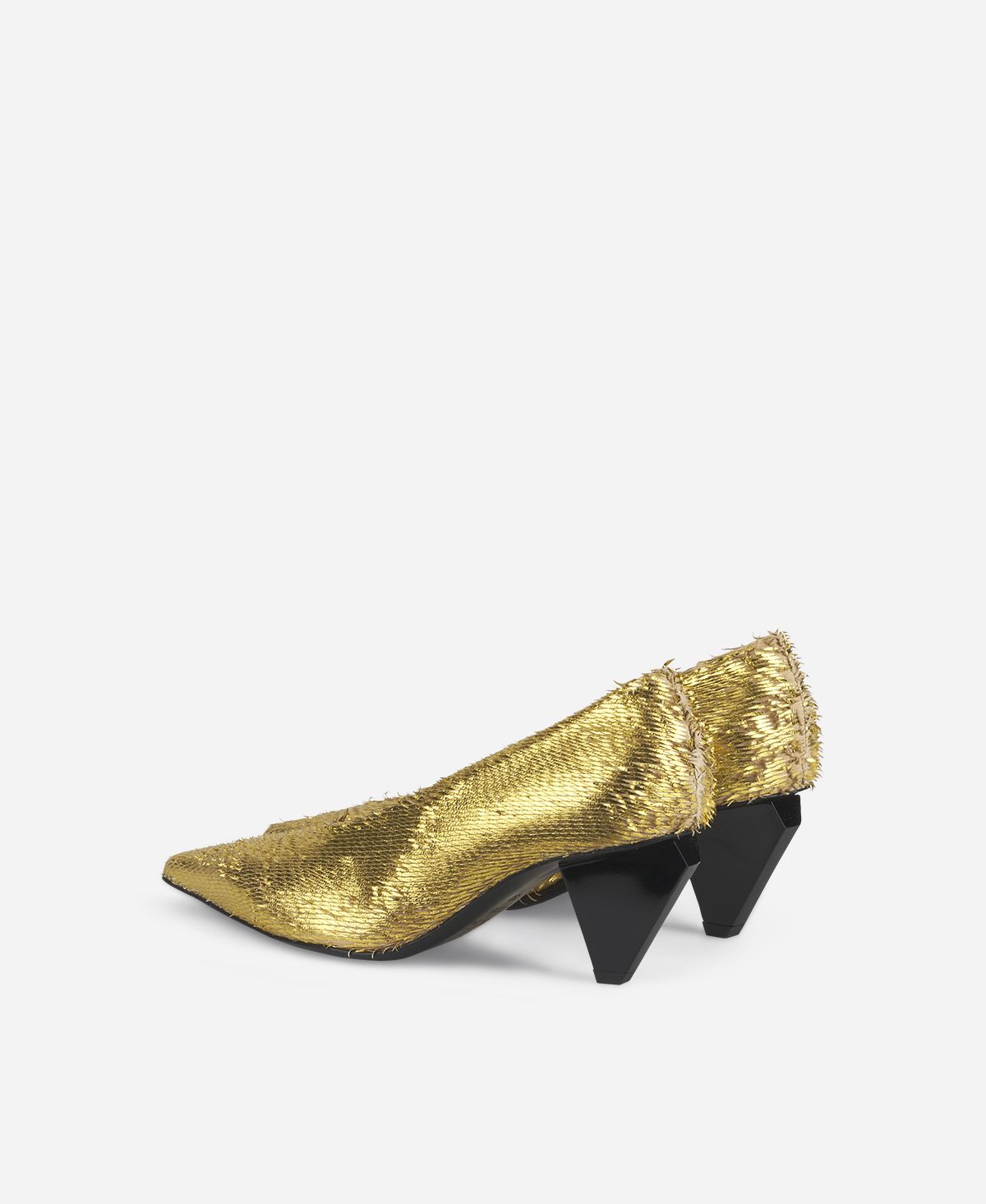 Agl Pump In Pelle Oro Knife Pump