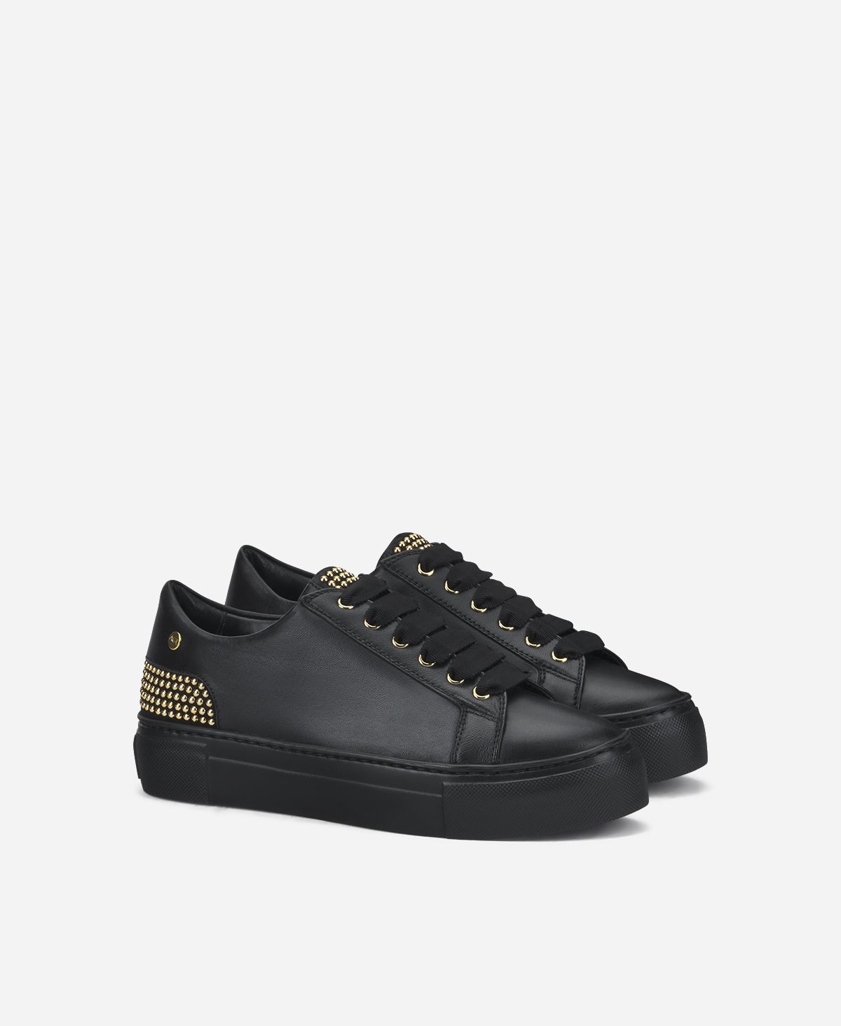 Agl Sneaker Con Borchie Sul Tallone Nero Stella